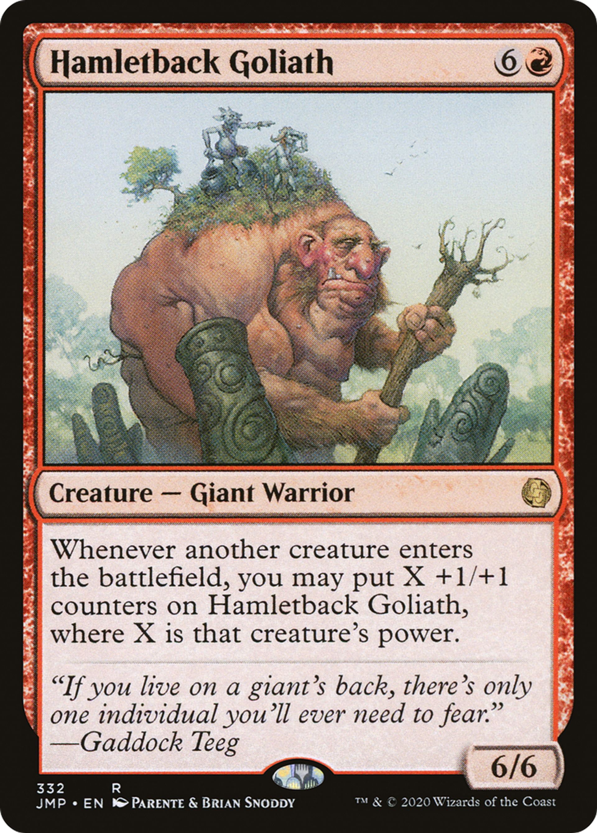 Hamletback Goliath — Jumpstart — Magic: The Gathering