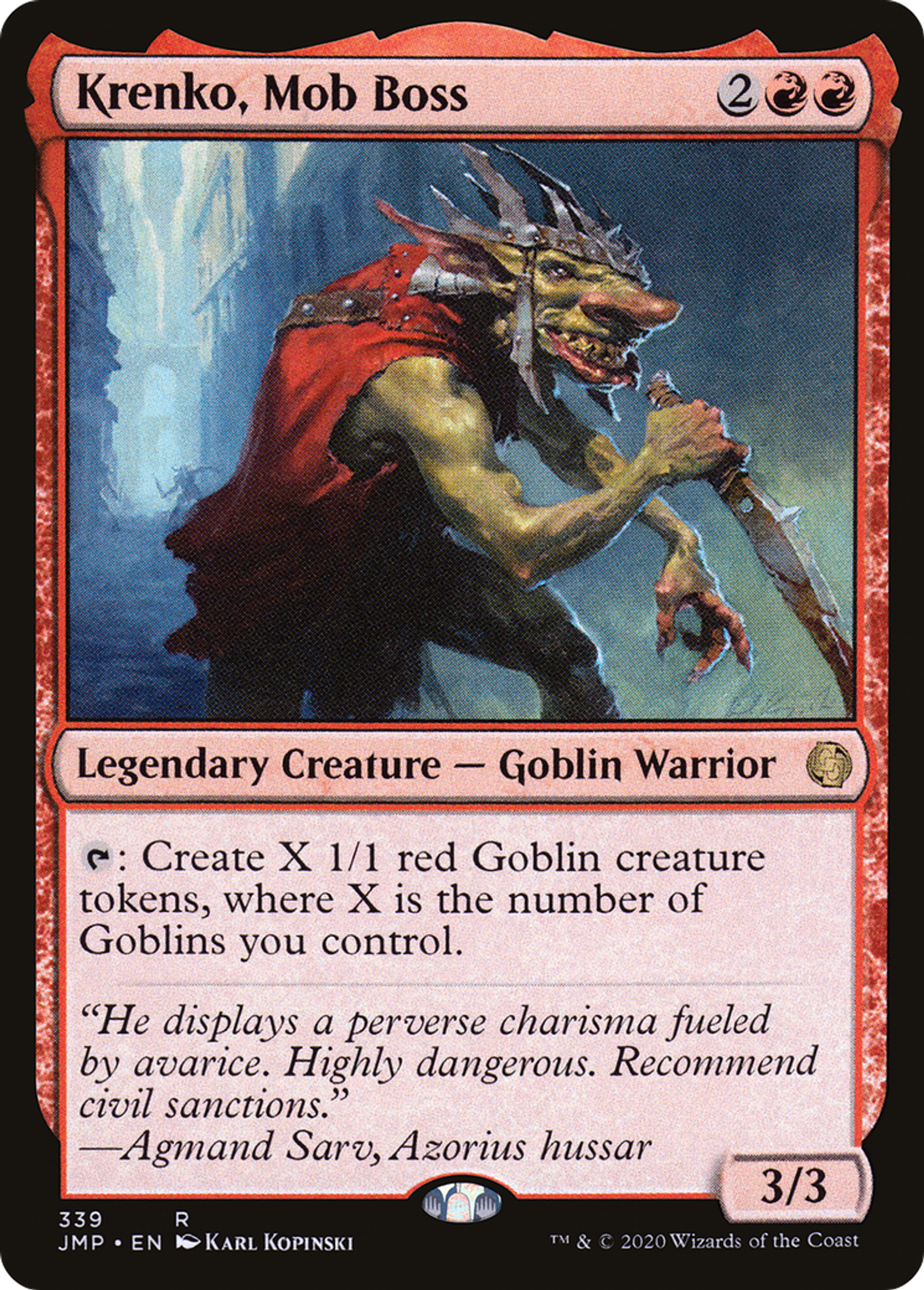 Krenko le caïd — Jumpstart — Magic: The Gathering