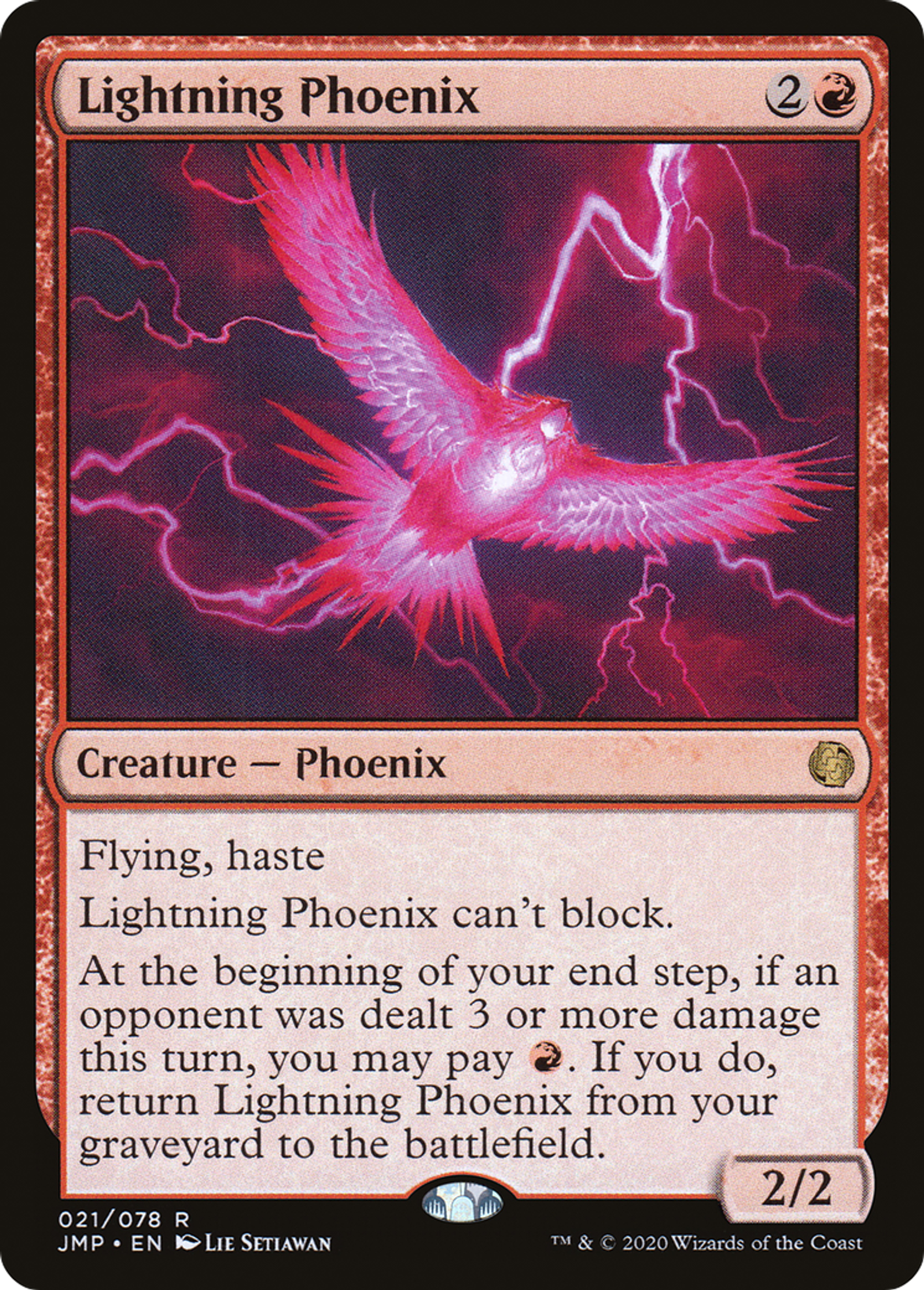 Lightning Phoenix — Jumpstart — Magic: The Gathering