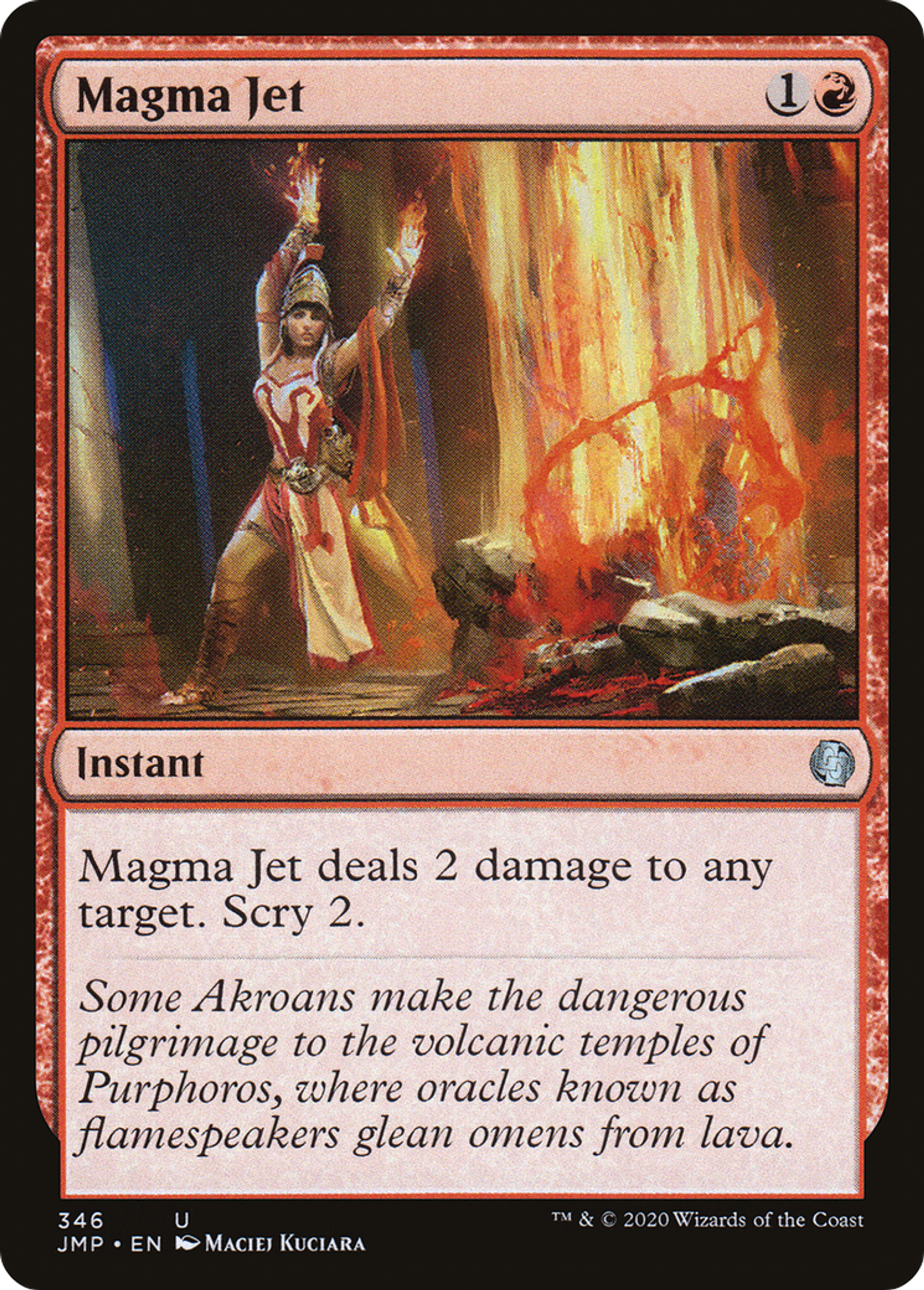 Jet de magma — Jumpstart — Magic: The Gathering