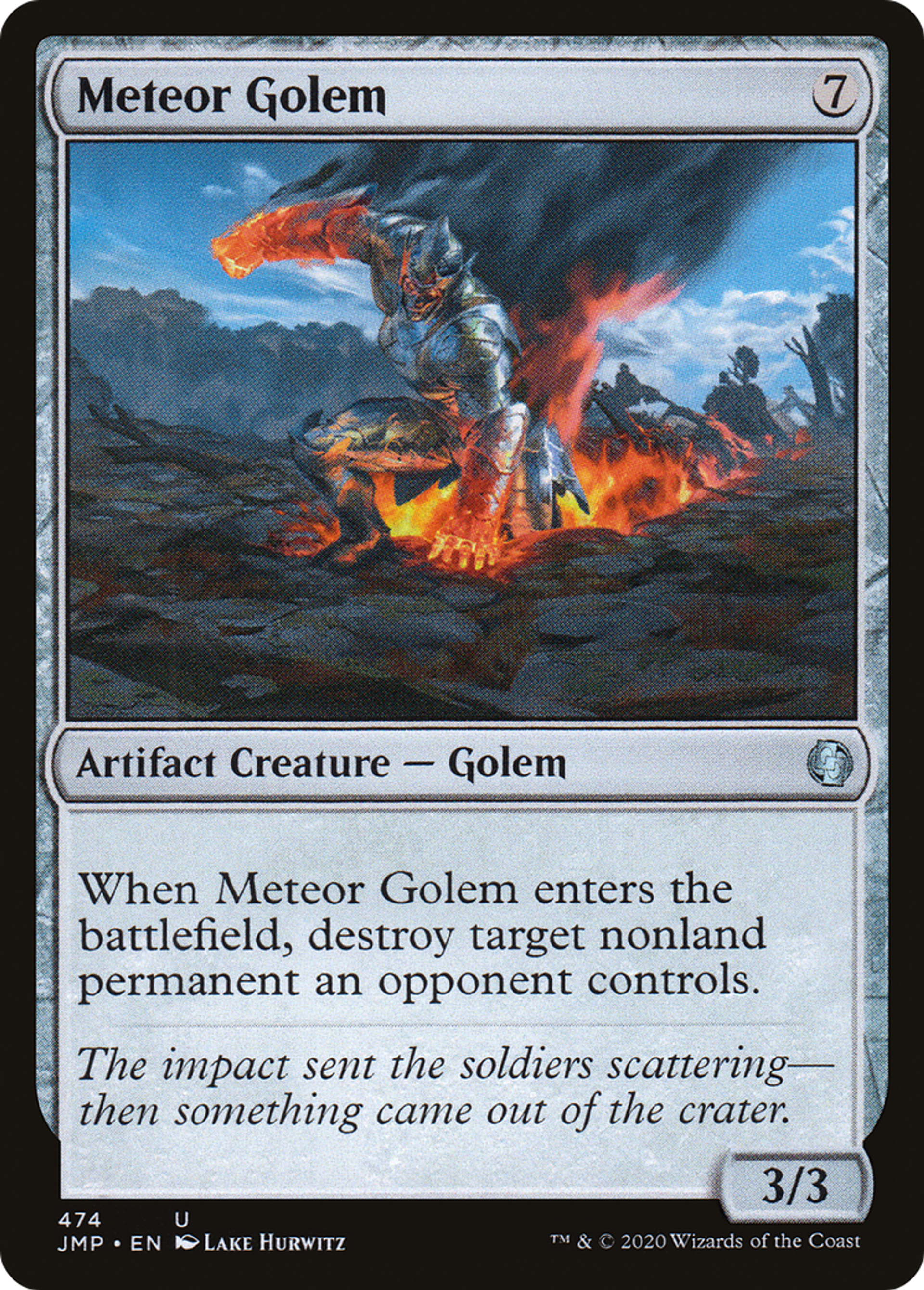 Meteor Golem — Jumpstart — Magic: The Gathering