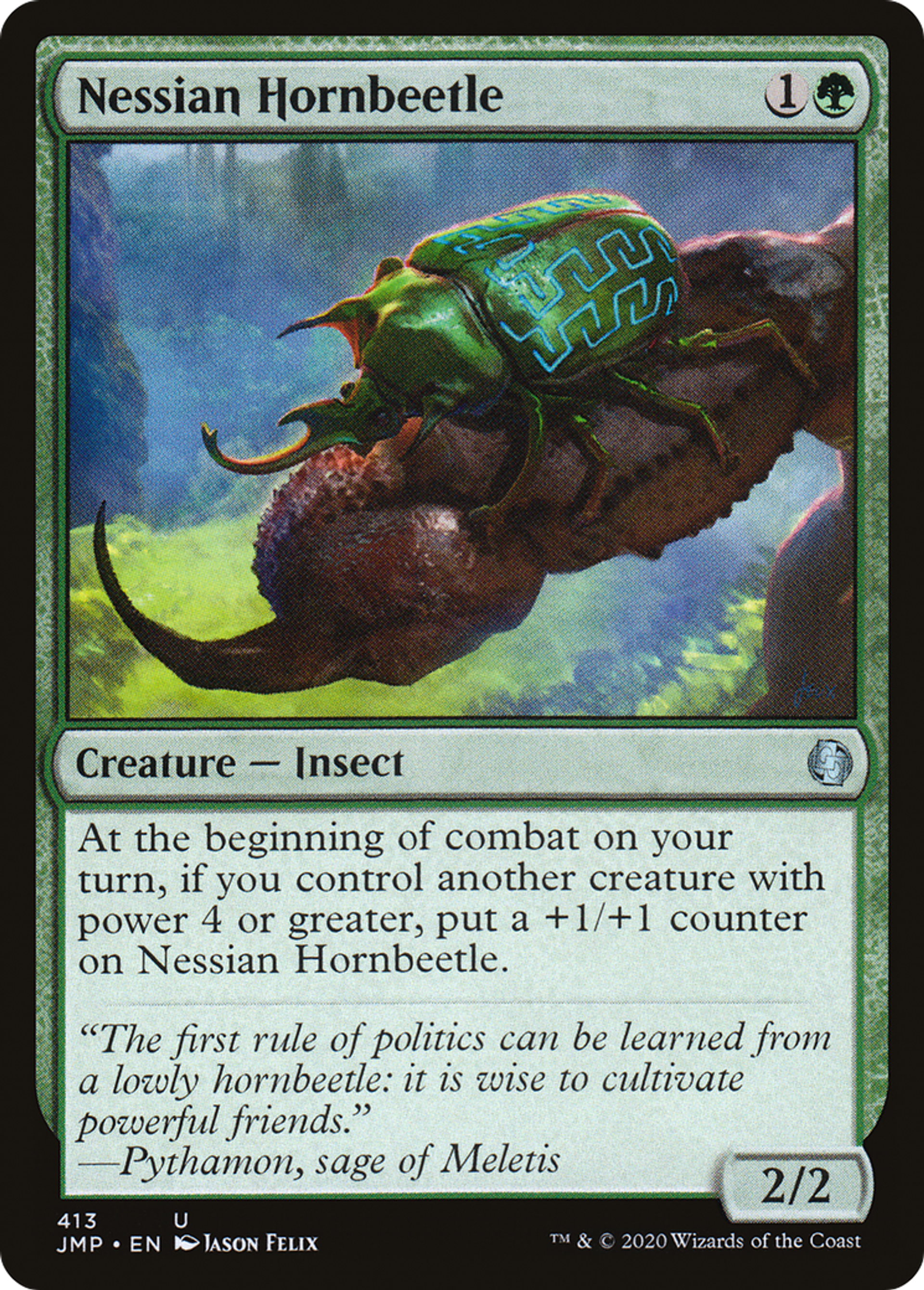 Nessian Hornbeetle — Jumpstart — Magic: The Gathering