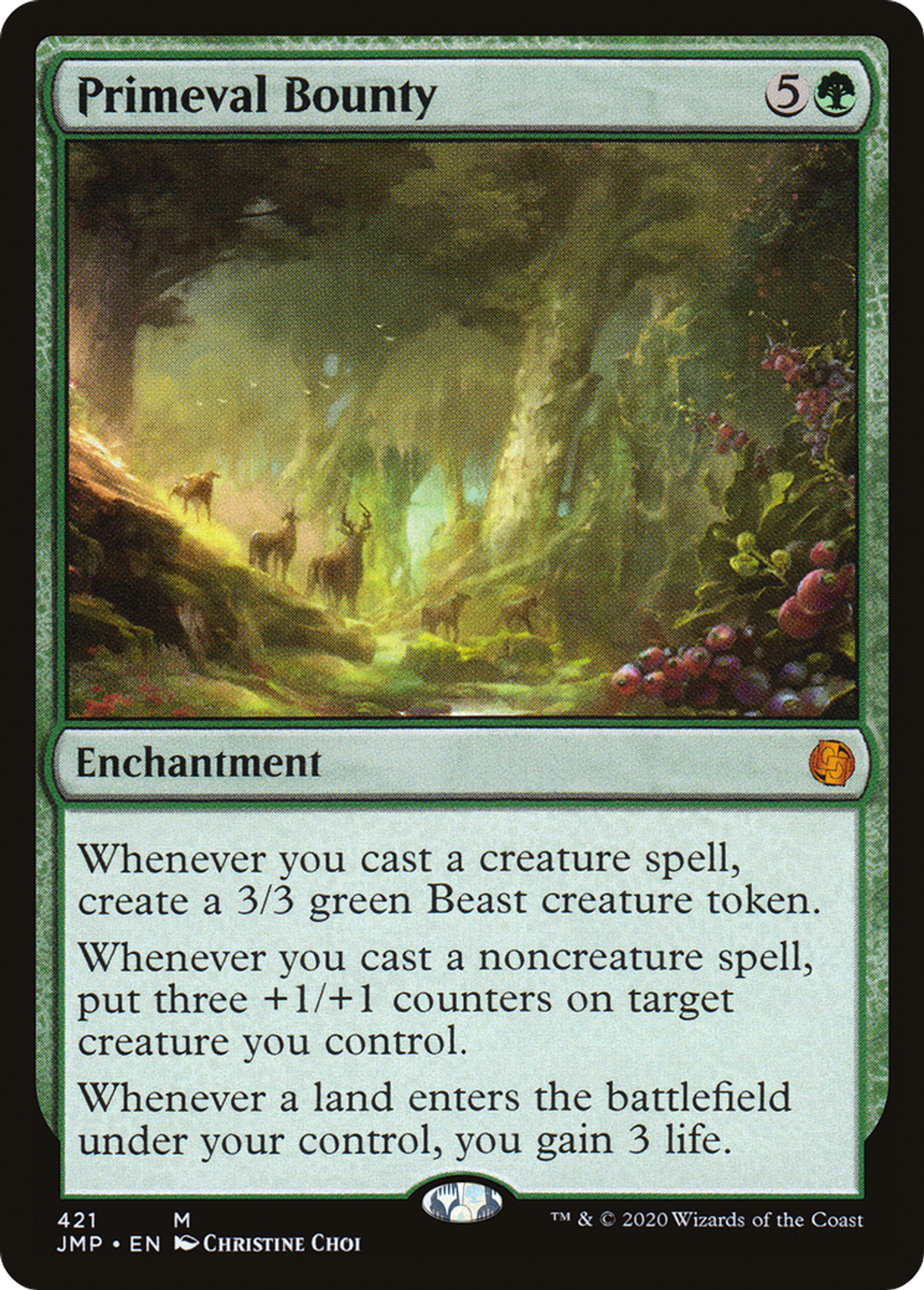 Primeval Bounty — Jumpstart — Magic: The Gathering