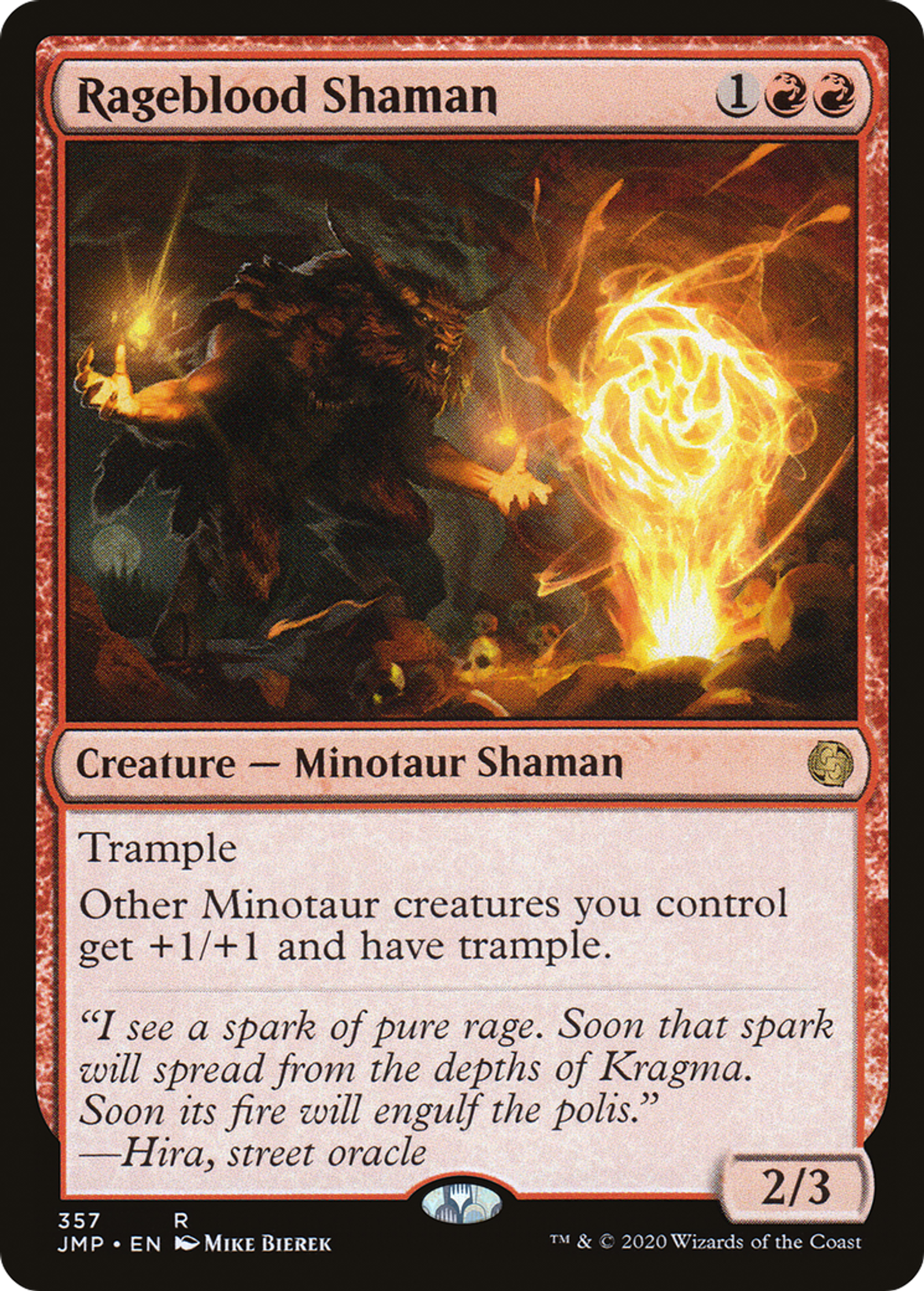 Shamane ragesang — Jumpstart — Magic: The Gathering