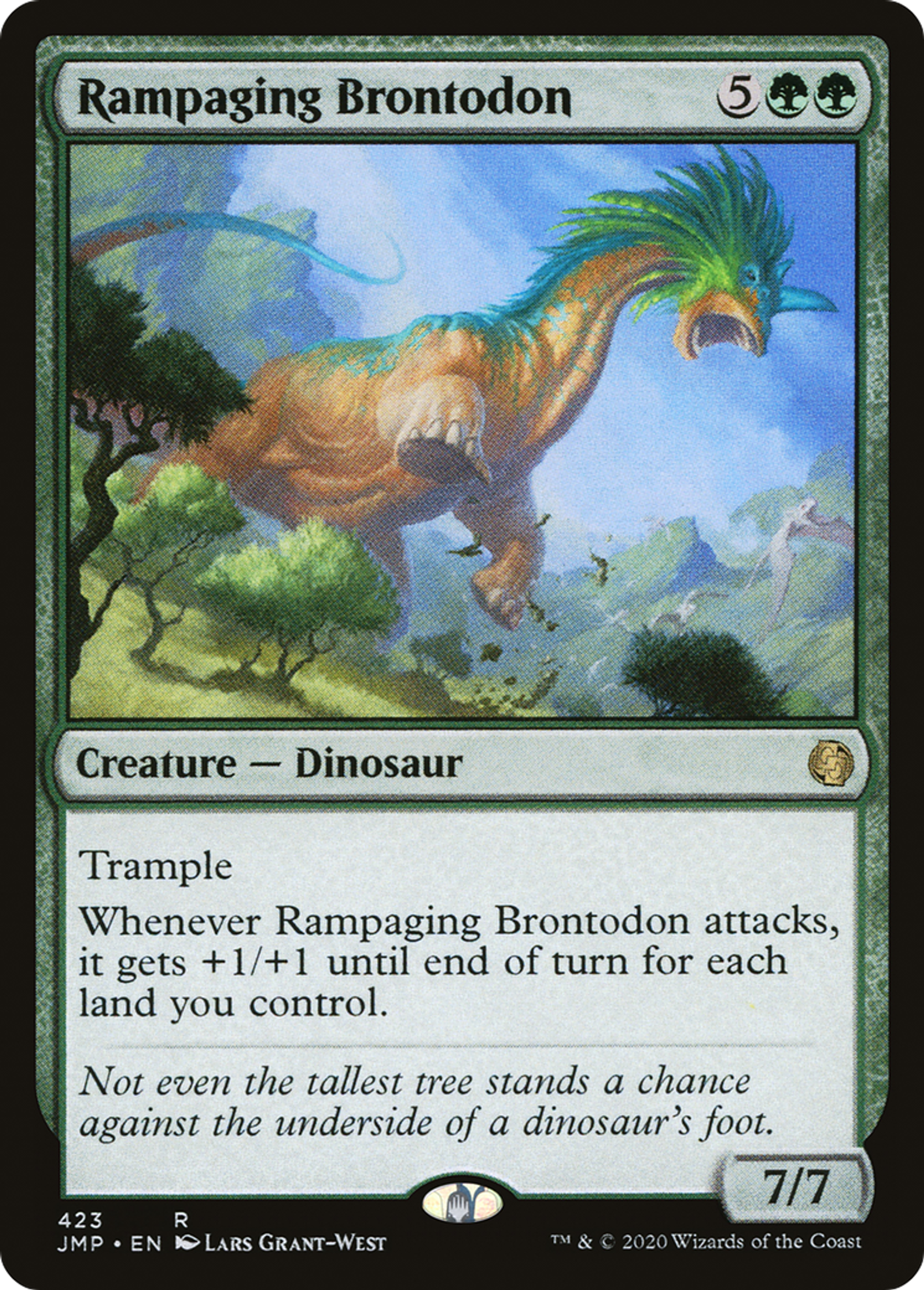 Rampaging Brontodon — Jumpstart — Magic: The Gathering