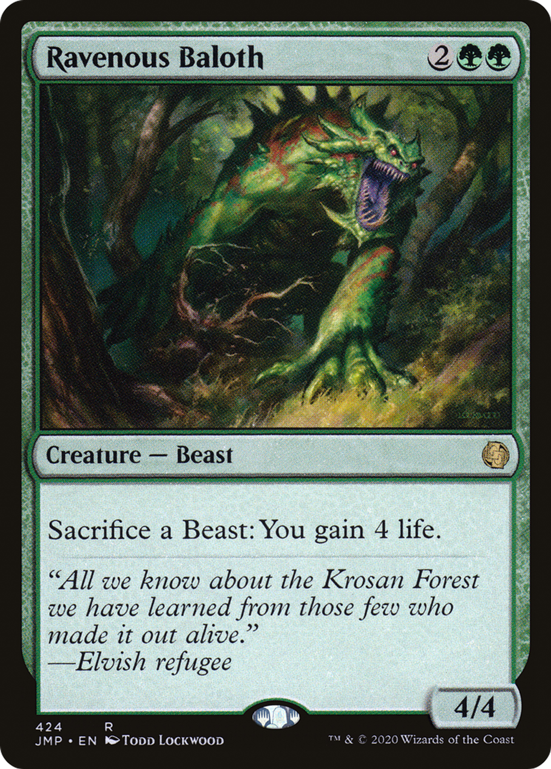 Ravenous Baloth — Jumpstart — Magic: The Gathering
