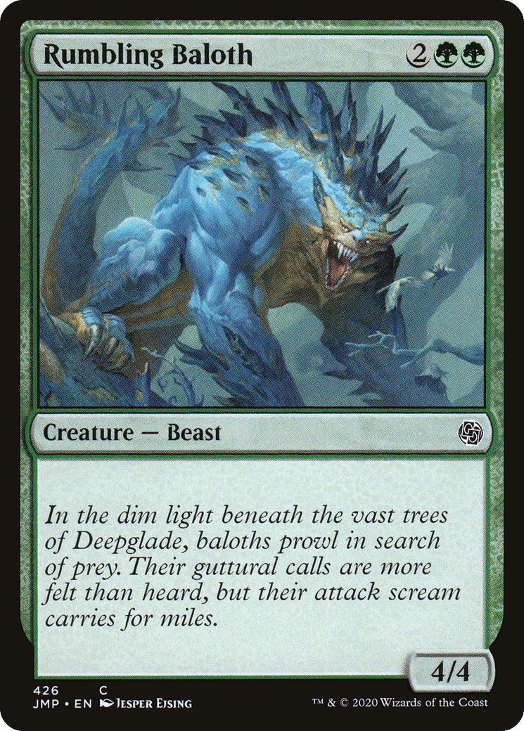 Rumbling Baloth — Jumpstart — Magic: The Gathering