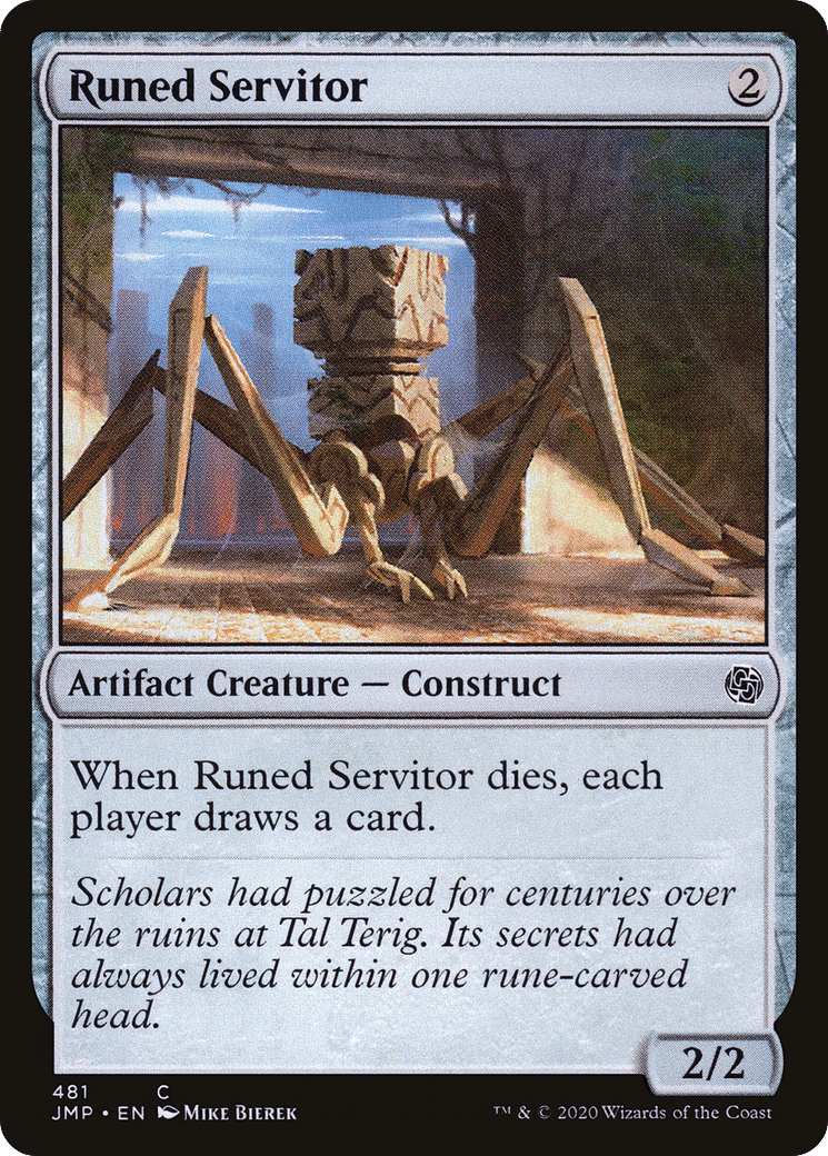 Runed Servitor — Jumpstart — Magic: The Gathering
