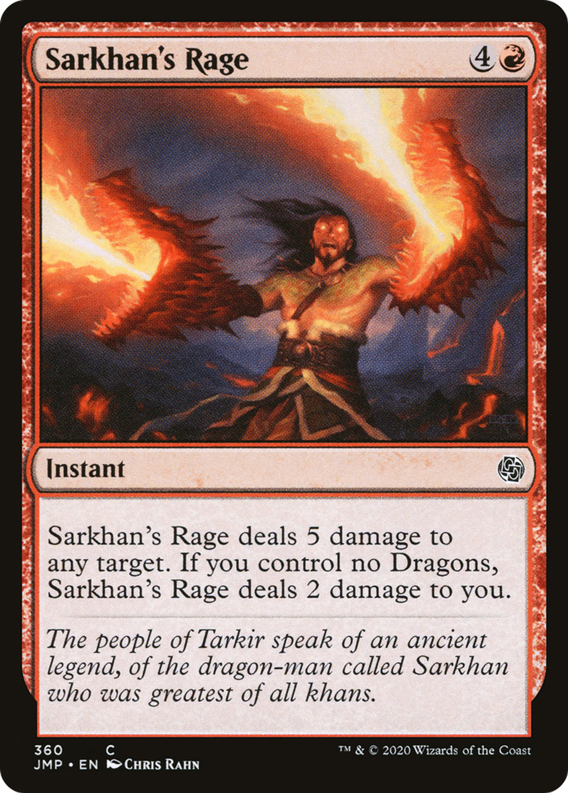 Rage de Sarkhan — Jumpstart — Magic: The Gathering