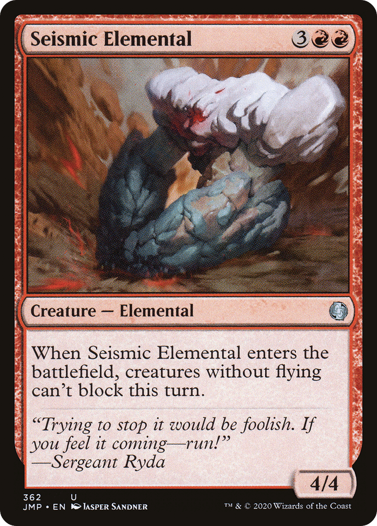 Seismic Elemental — Jumpstart — Magic: The Gathering