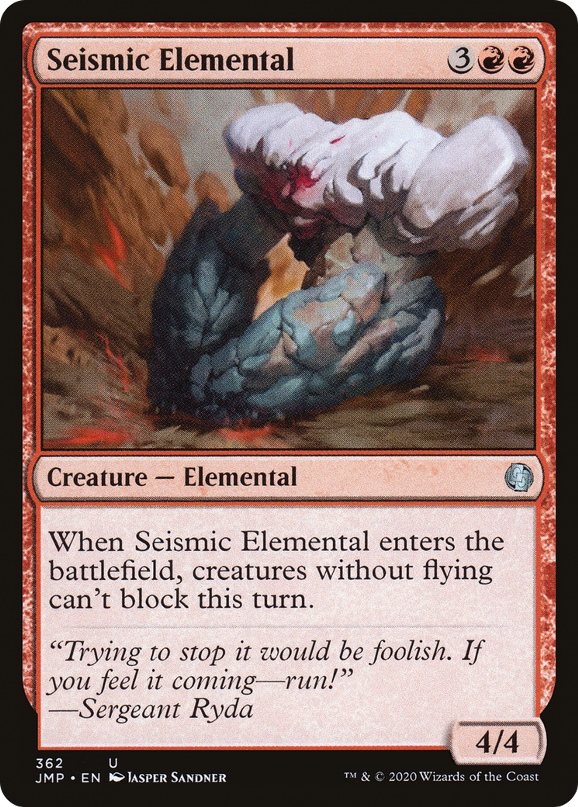 Seismic Elemental — Jumpstart — Magic: The Gathering