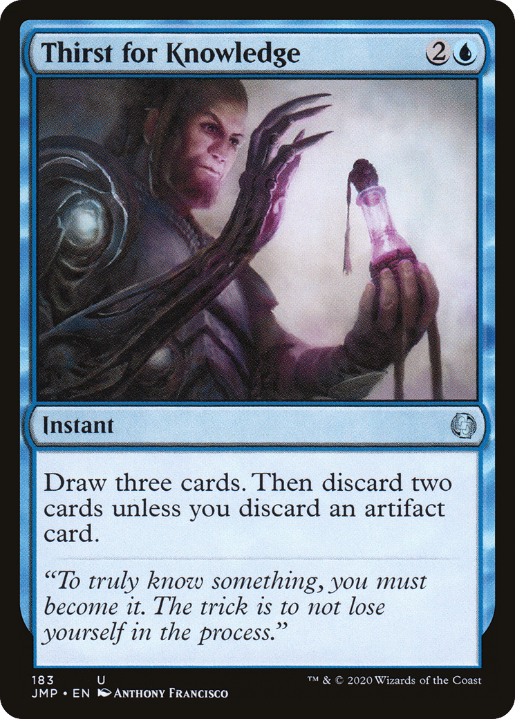 Thirst for Knowledge — Jumpstart — Magic: The Gathering