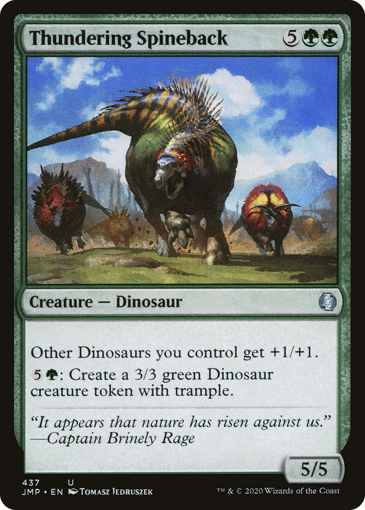 Thundering Spineback — Jumpstart — Magic: The Gathering