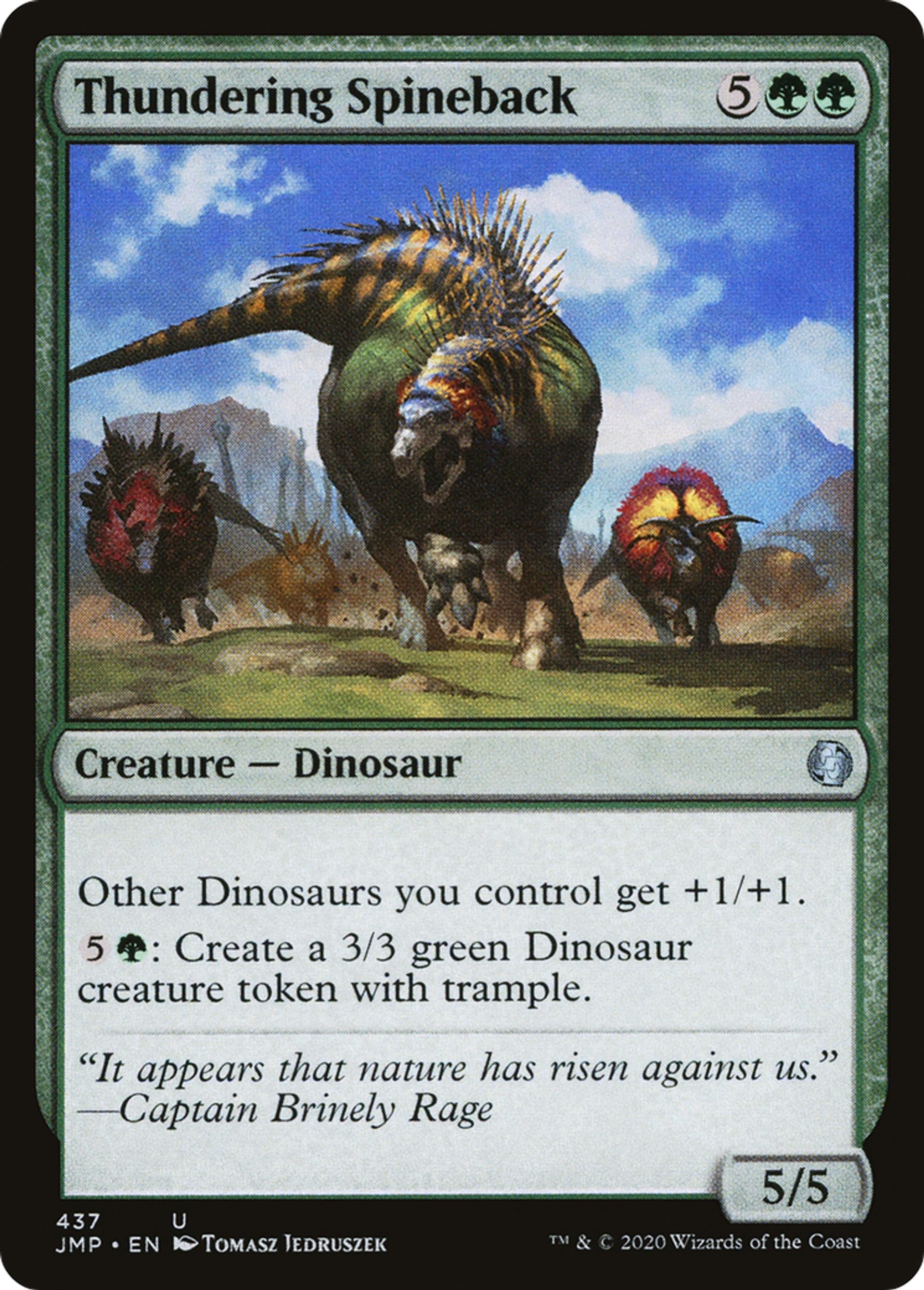 Thundering Spineback — Jumpstart — Magic: The Gathering