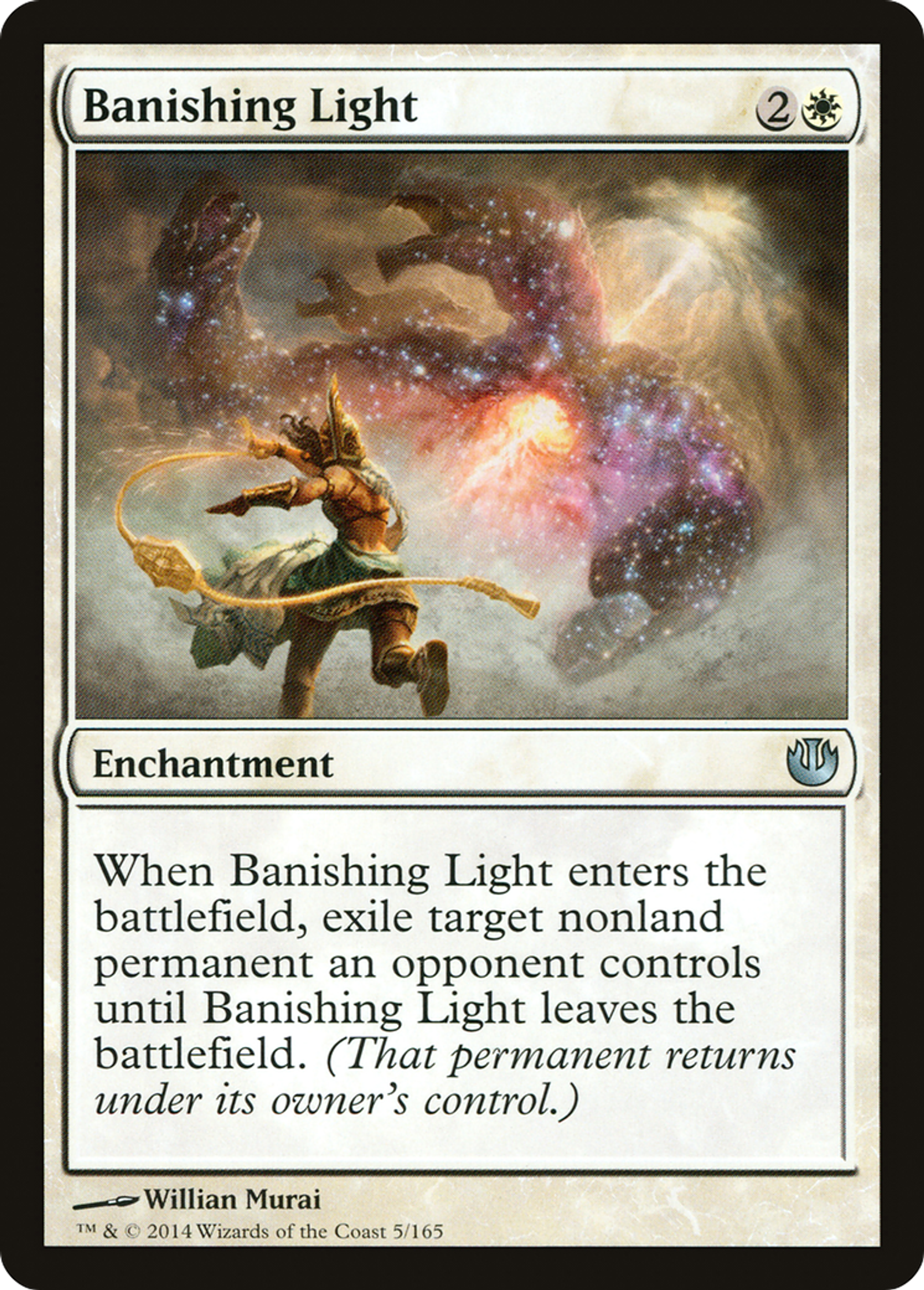 Banishing Light — Journey into Nyx — Magic: The Gathering