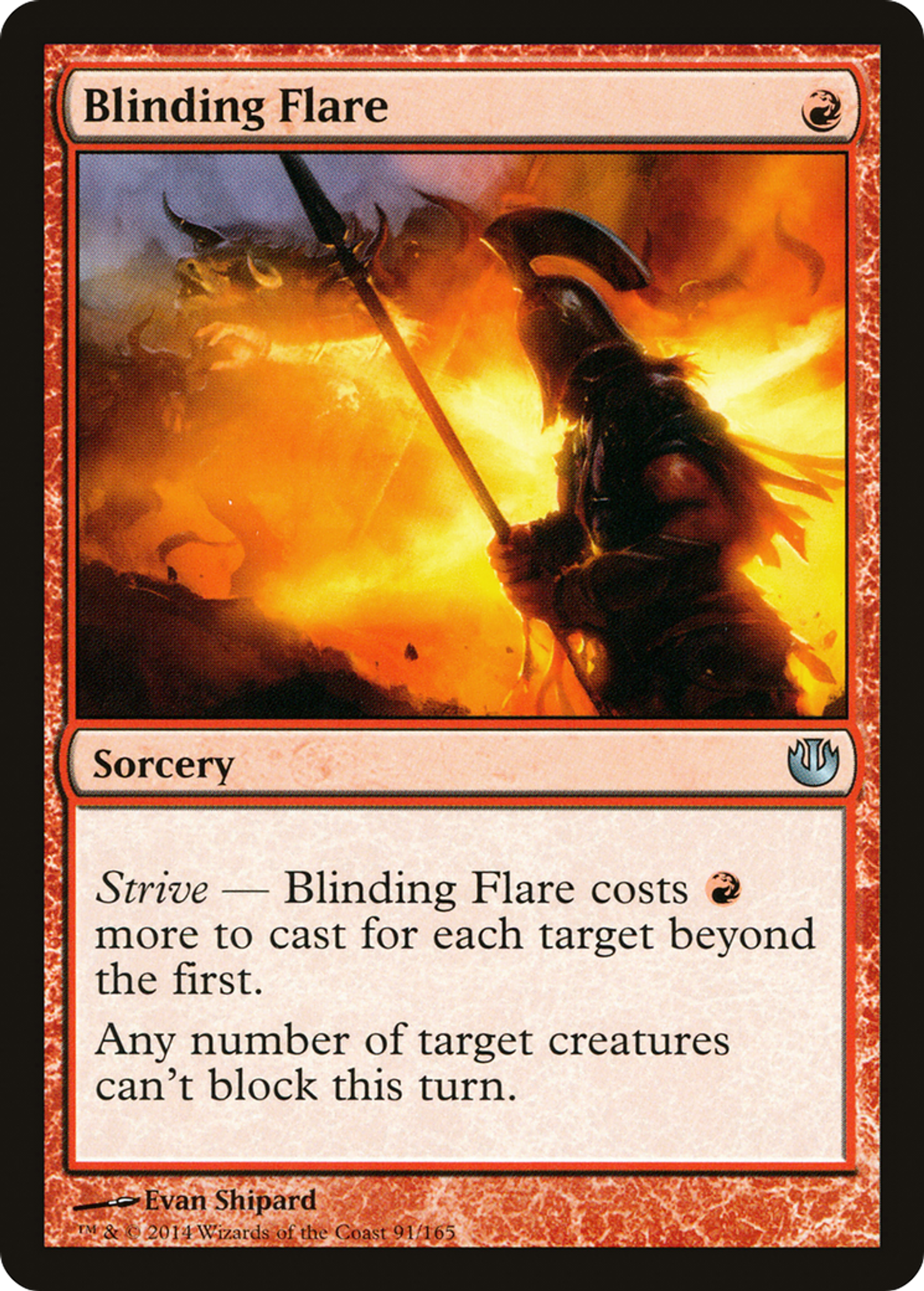 Blinding Flare — Journey into Nyx — Magic: The Gathering
