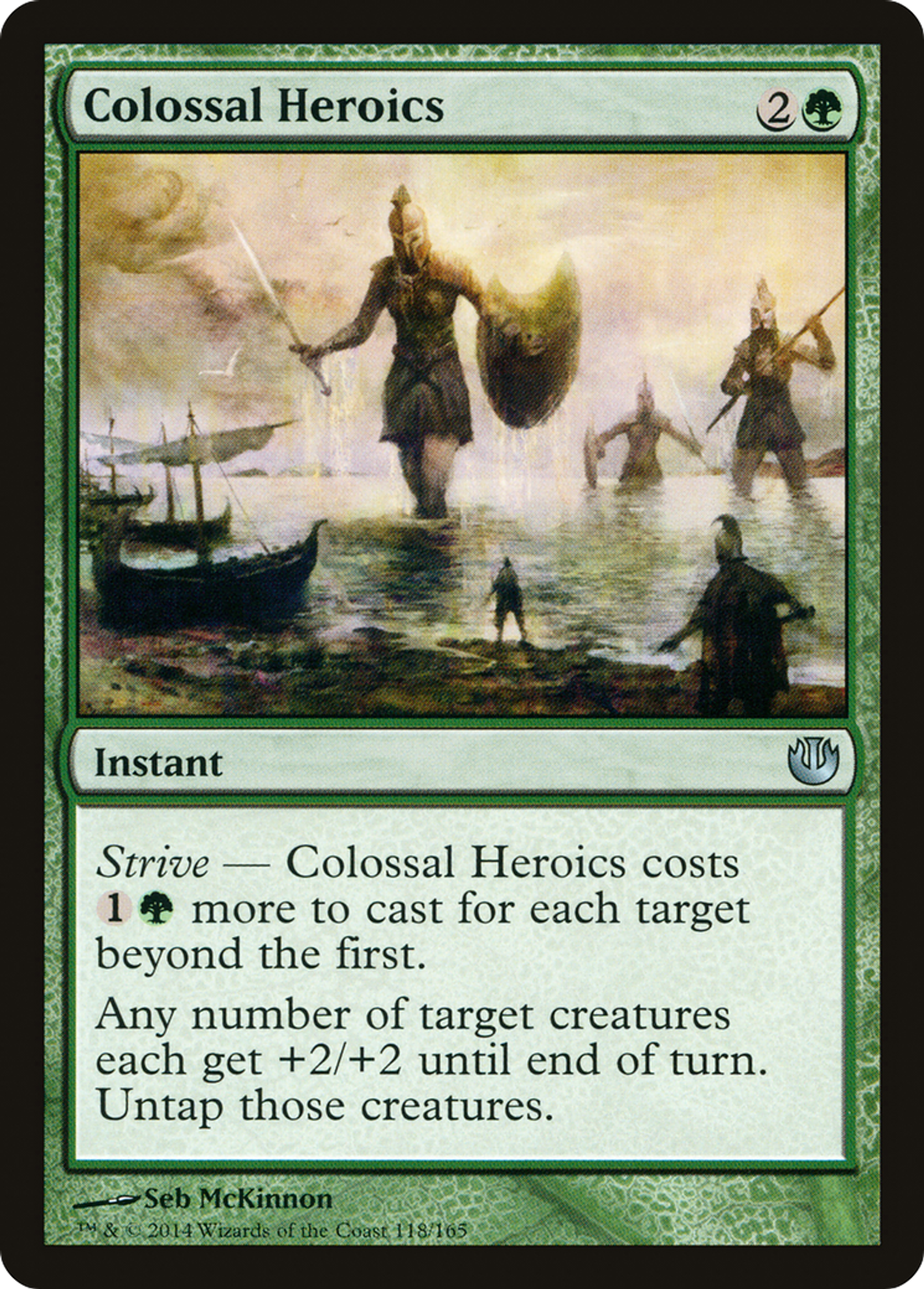 Colossal Heroics — Journey into Nyx — Magic: The Gathering