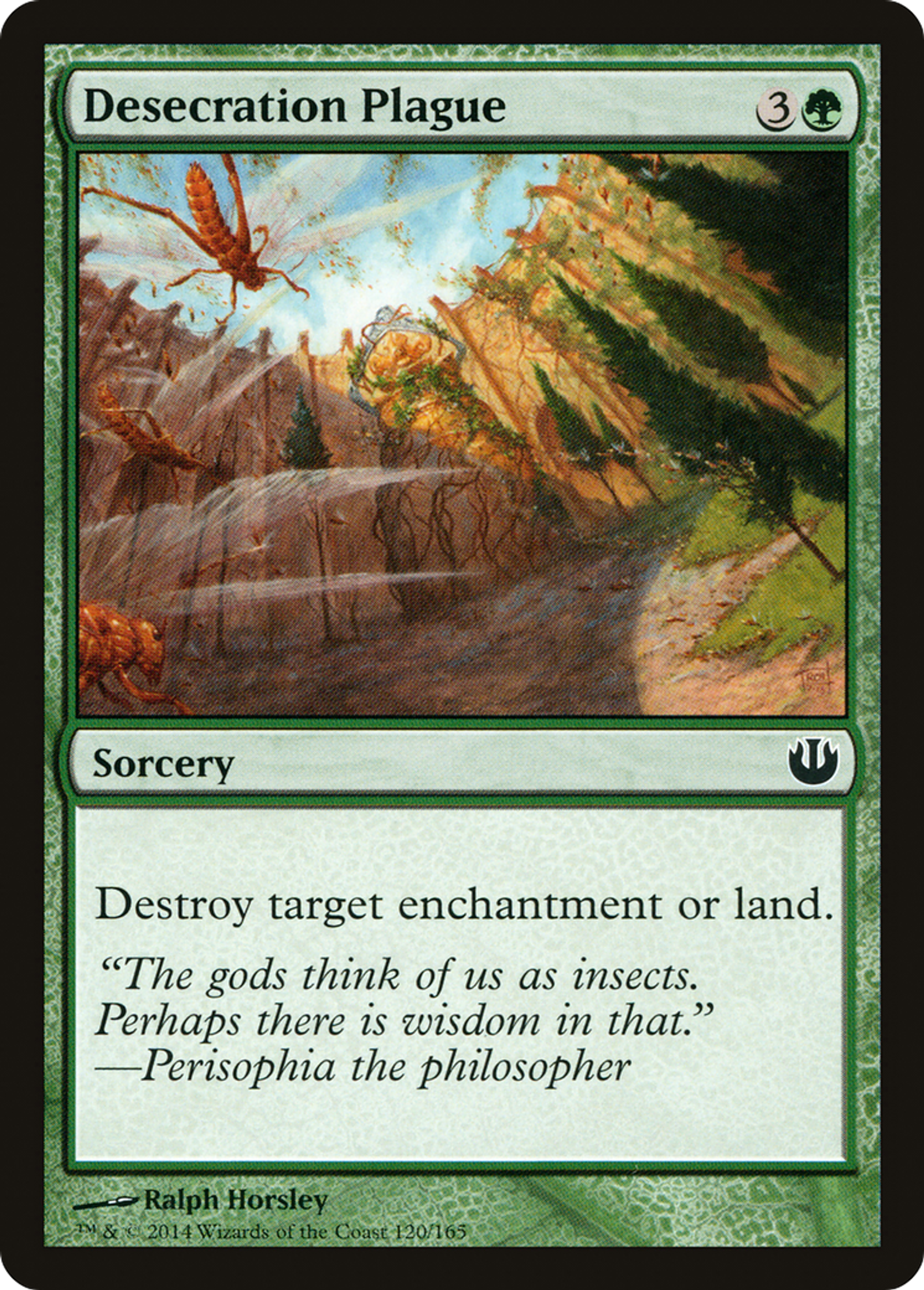 Desecration Plague — Journey into Nyx — Magic: The Gathering