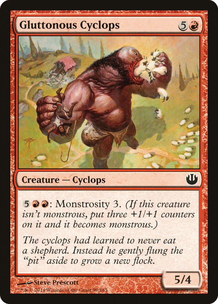 Gluttonous Cyclops — Journey into Nyx — Magic: The Gathering