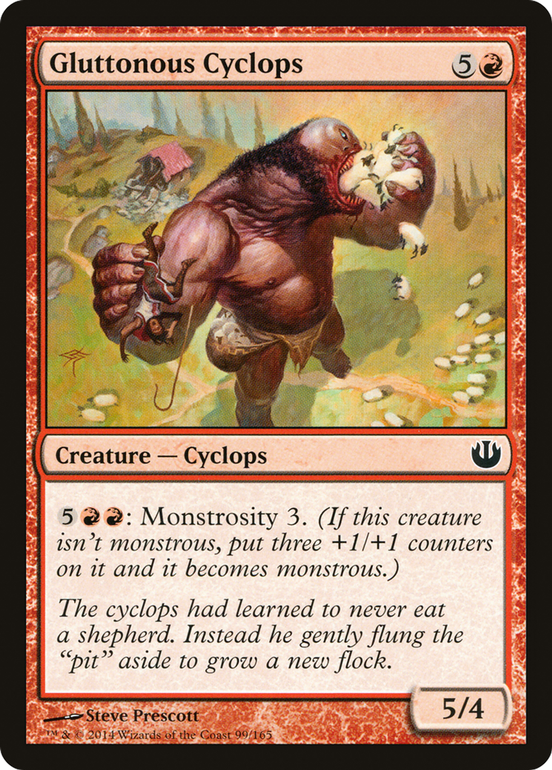 Gluttonous Cyclops — Journey into Nyx — Magic: The Gathering