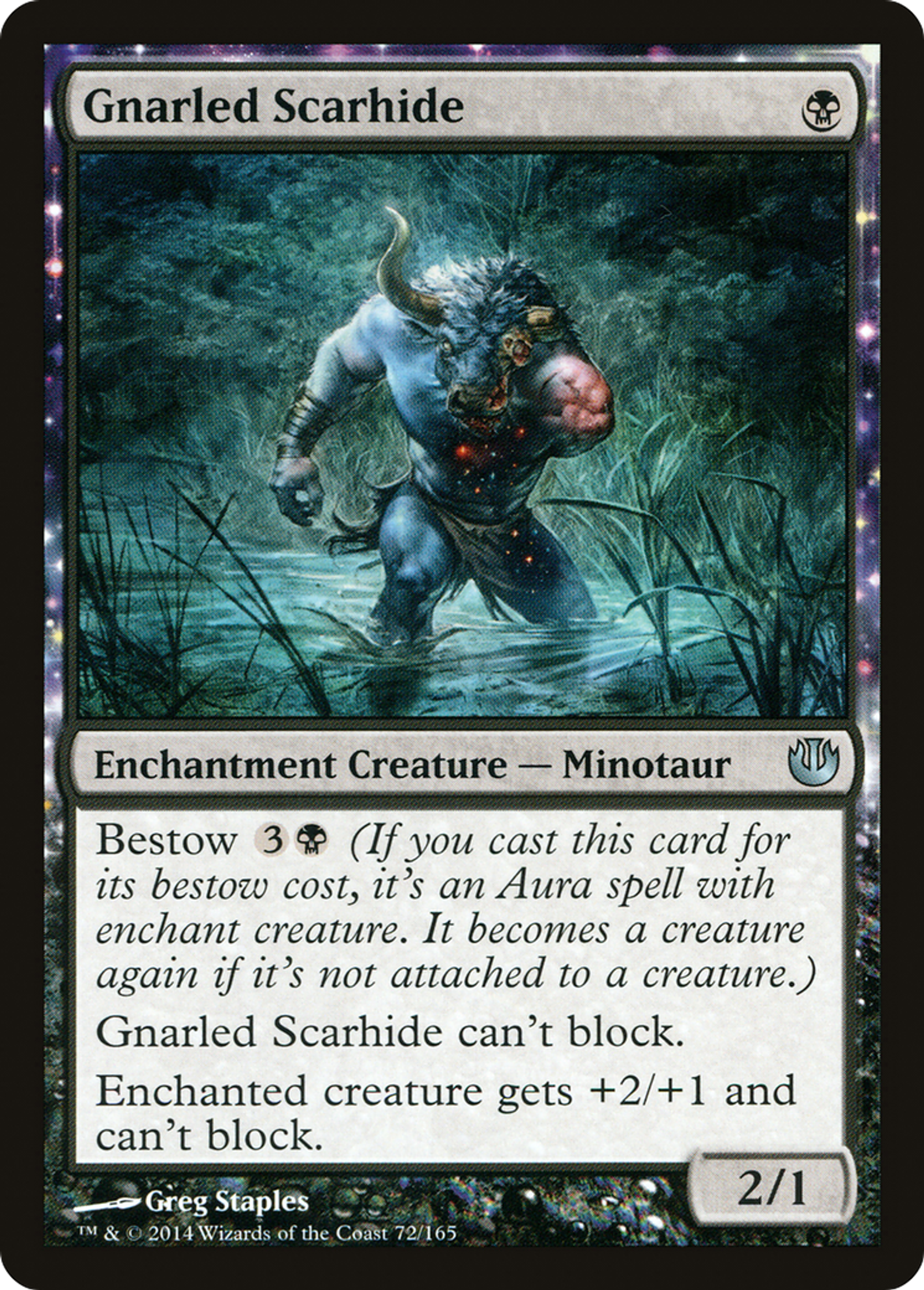 Gnarled Scarhide — Journey into Nyx — Magic: The Gathering