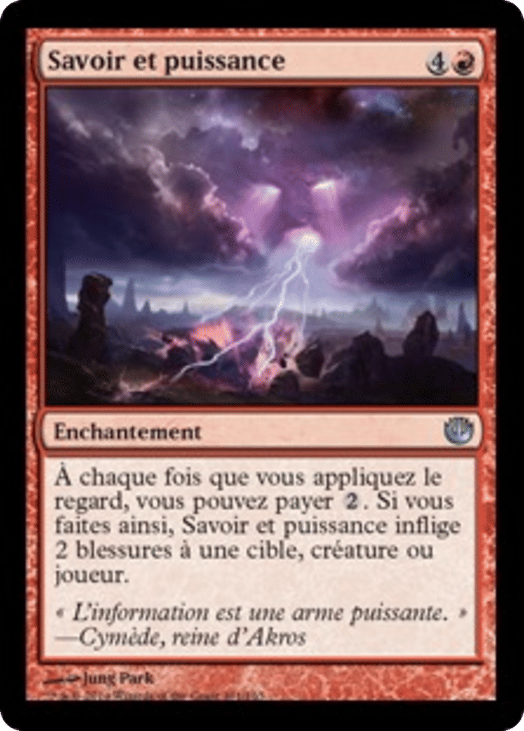 Savoir et puissance — Journey into Nyx — Magic: The Gathering