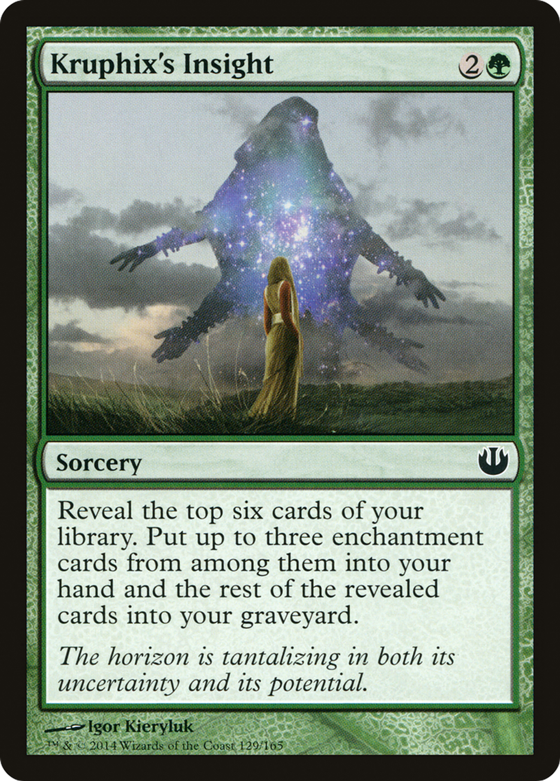 Kruphix's Insight — Journey into Nyx — Magic: The Gathering