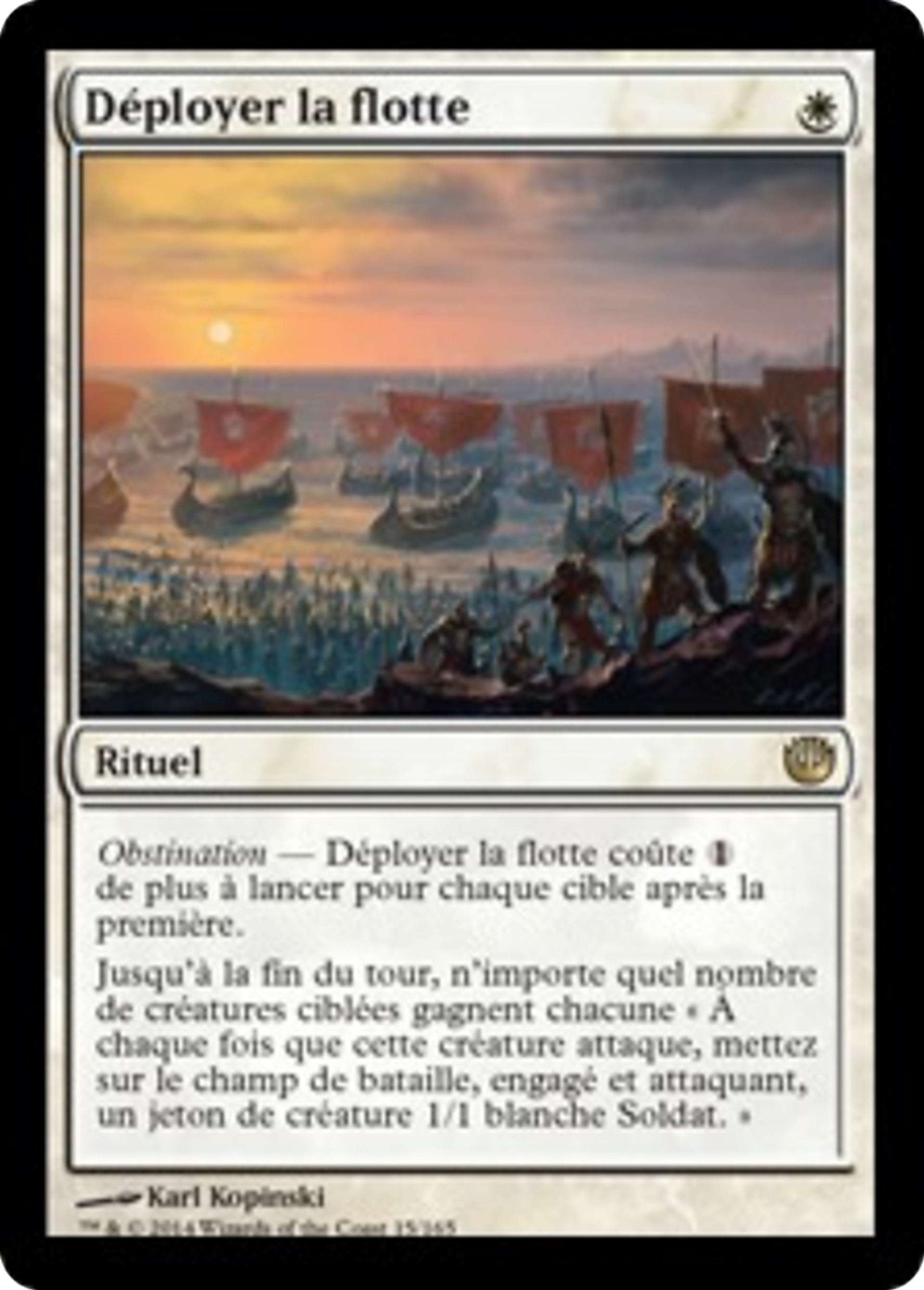 Déployer la flotte — Journey into Nyx — Magic: The Gathering
