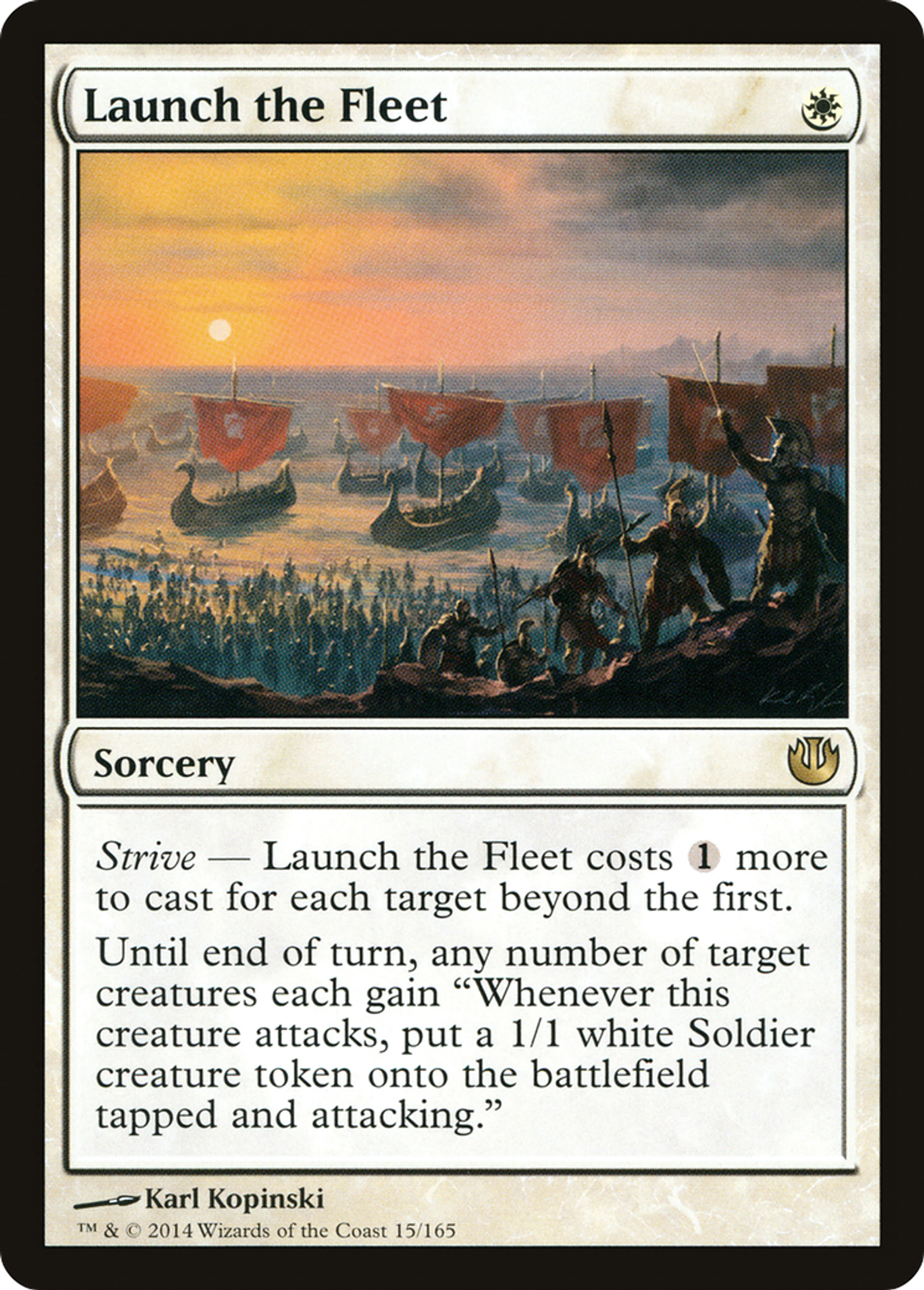 Launch the Fleet — Journey into Nyx — Magic: The Gathering