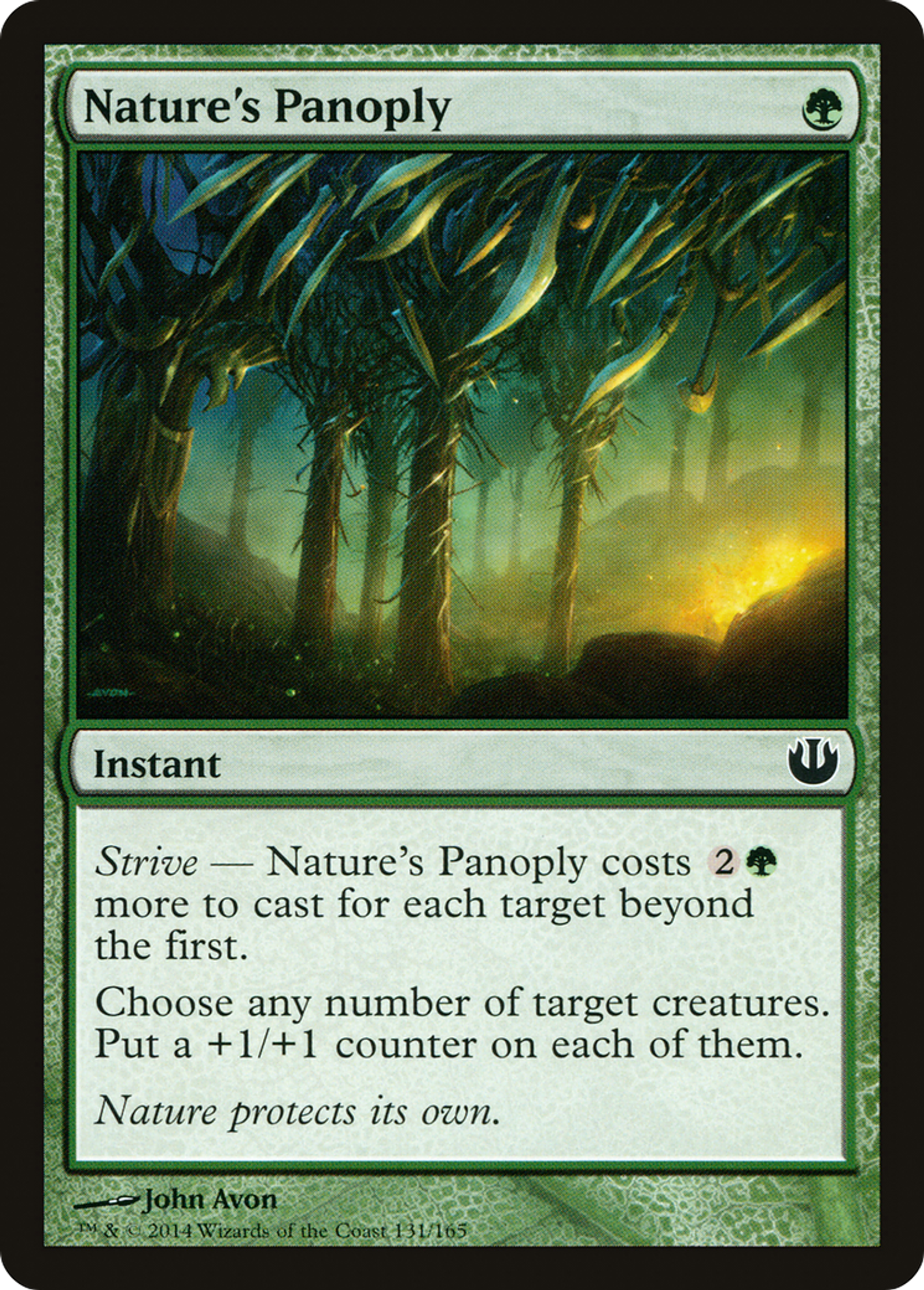 Nature's Panoply — Journey into Nyx — Magic: The Gathering