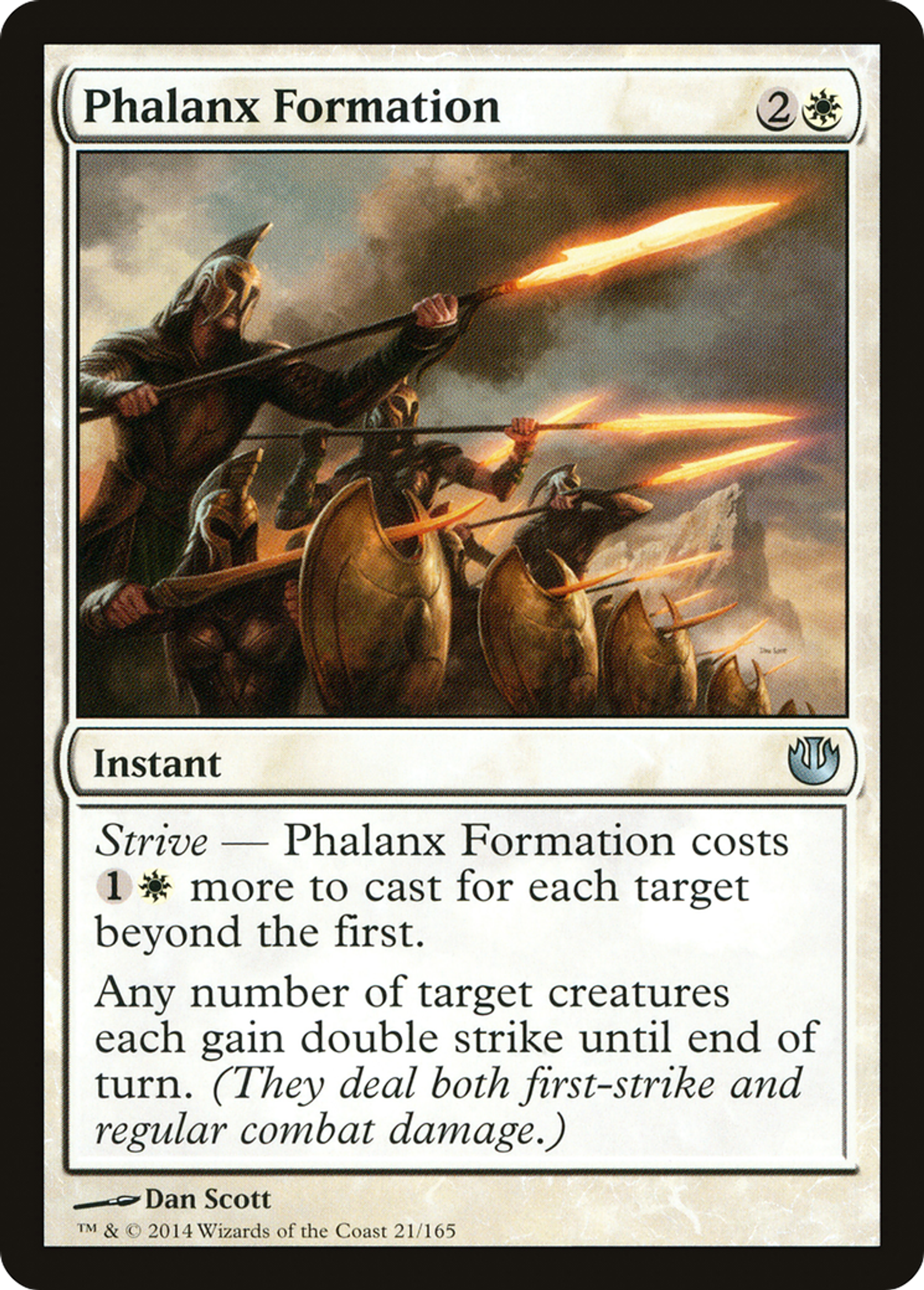 Phalanx Formation — Journey into Nyx — Magic: The Gathering