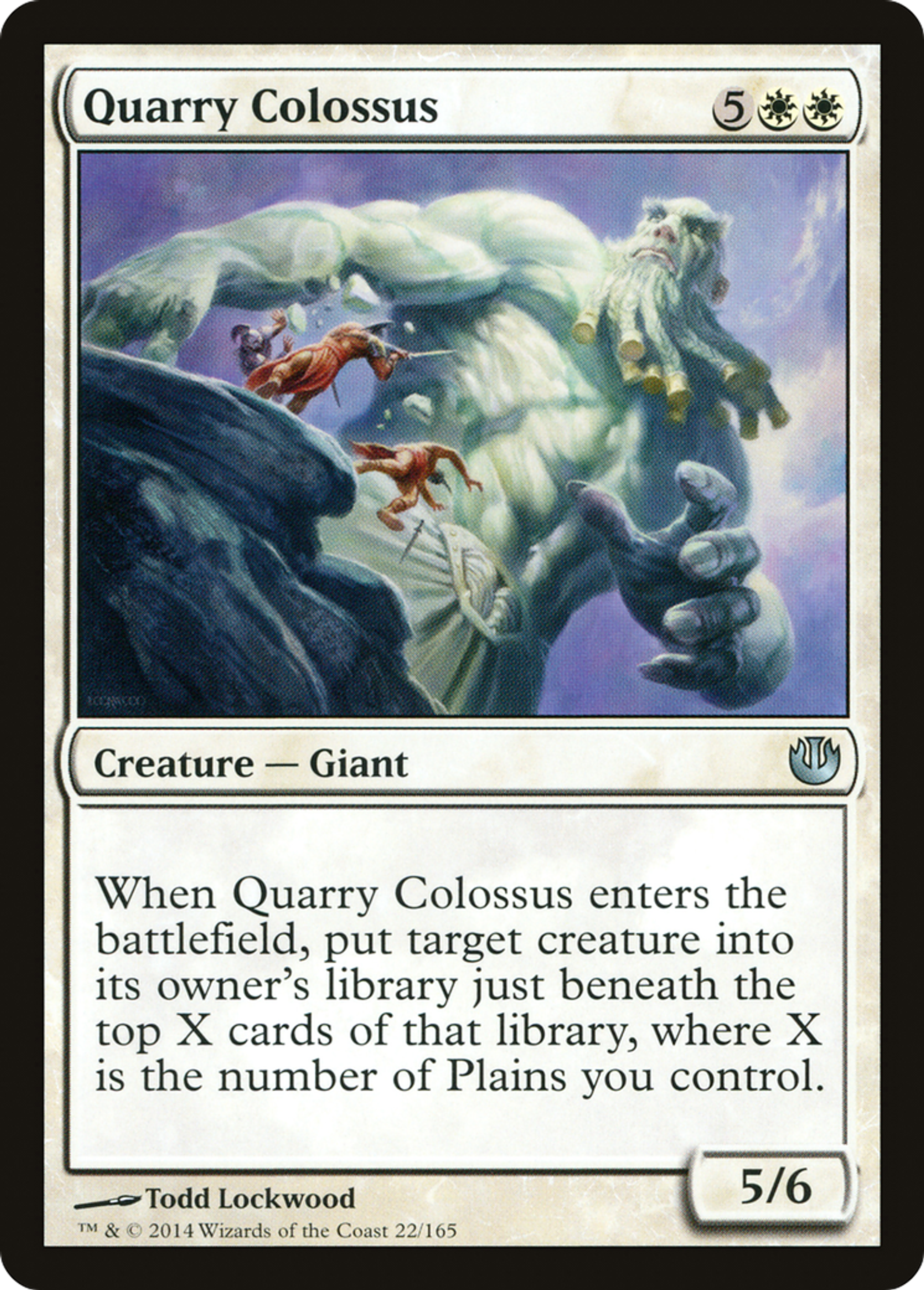 Quarry Colossus — Journey into Nyx — Magic: The Gathering