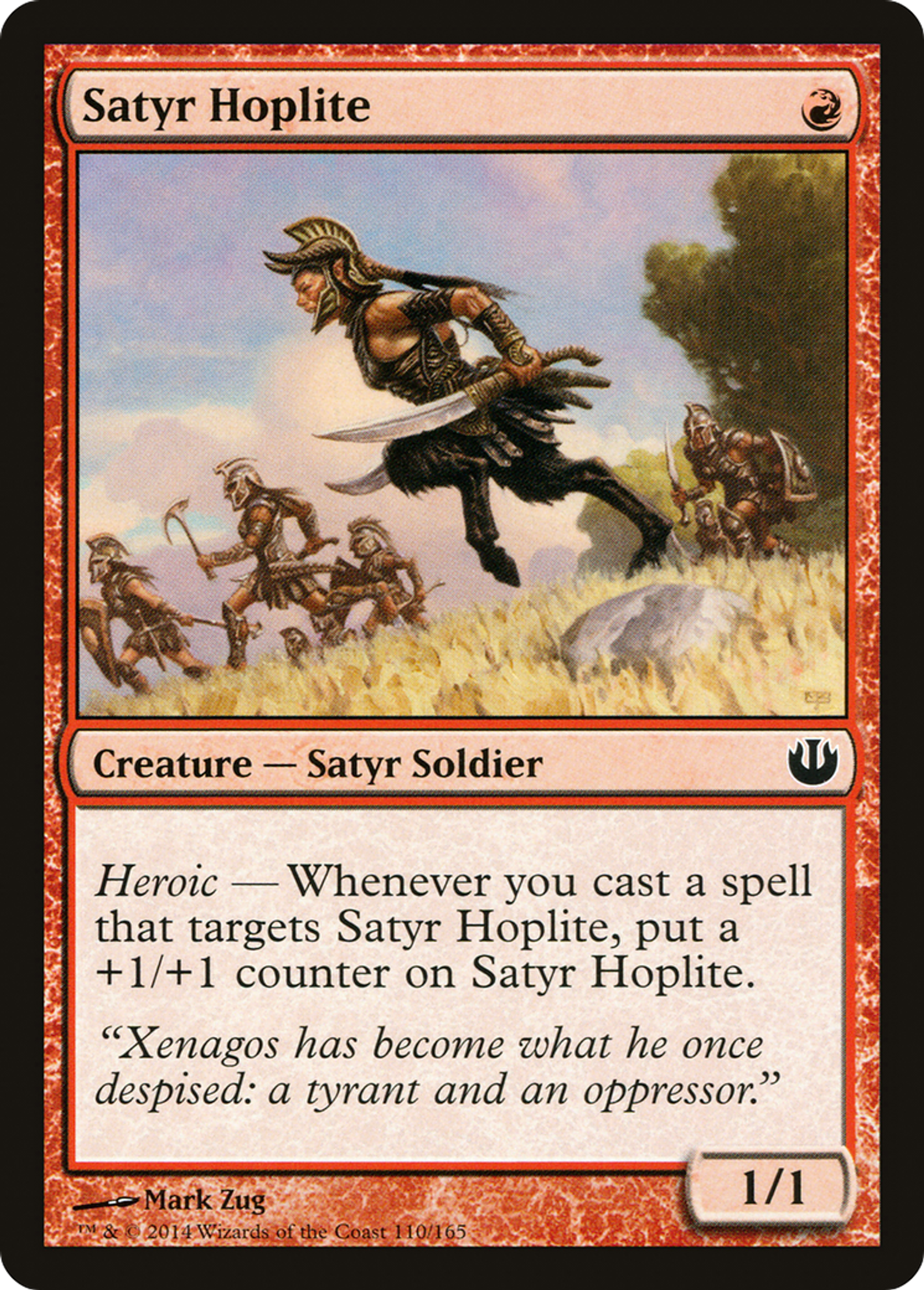 Satyr Hoplite — Journey into Nyx — Magic: The Gathering