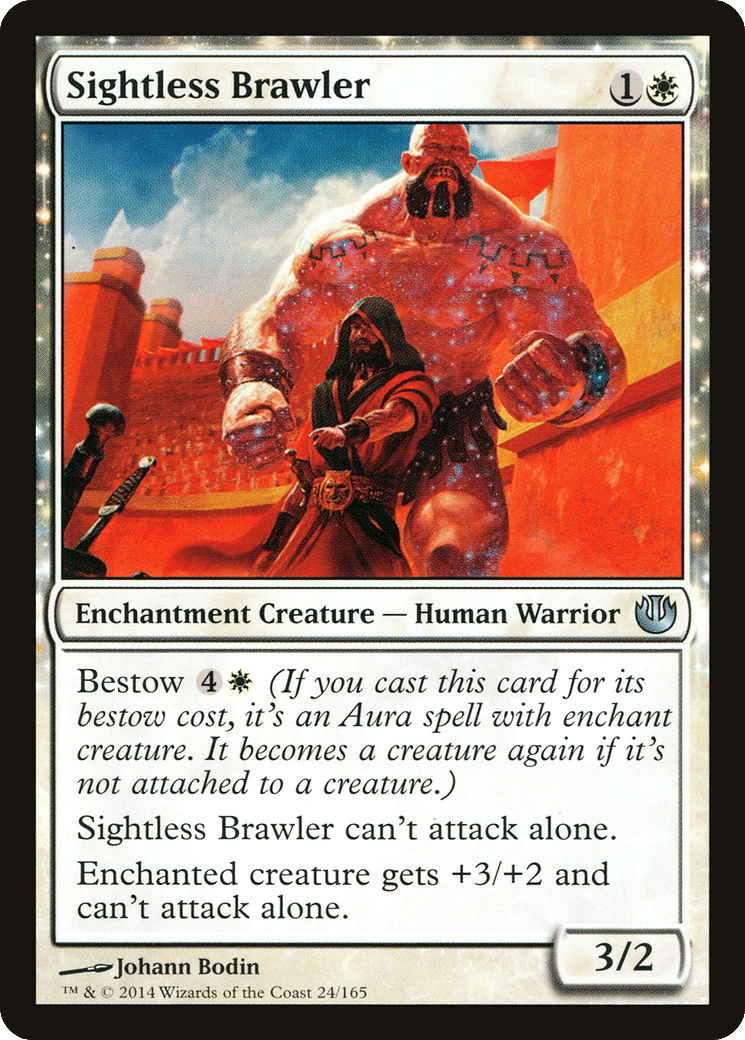 Sightless Brawler — Journey into Nyx — Magic: The Gathering