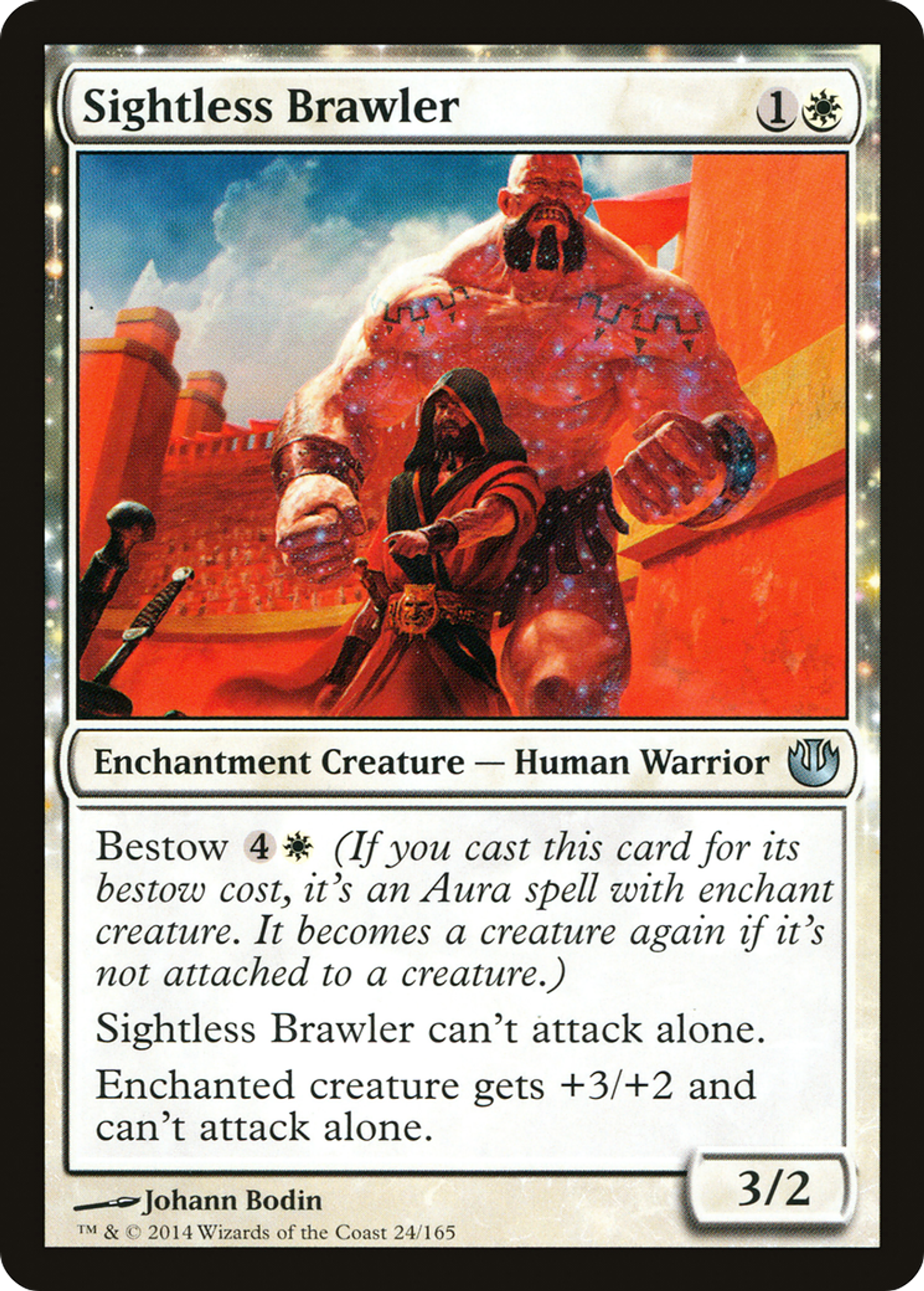 Sightless Brawler — Journey into Nyx — Magic: The Gathering
