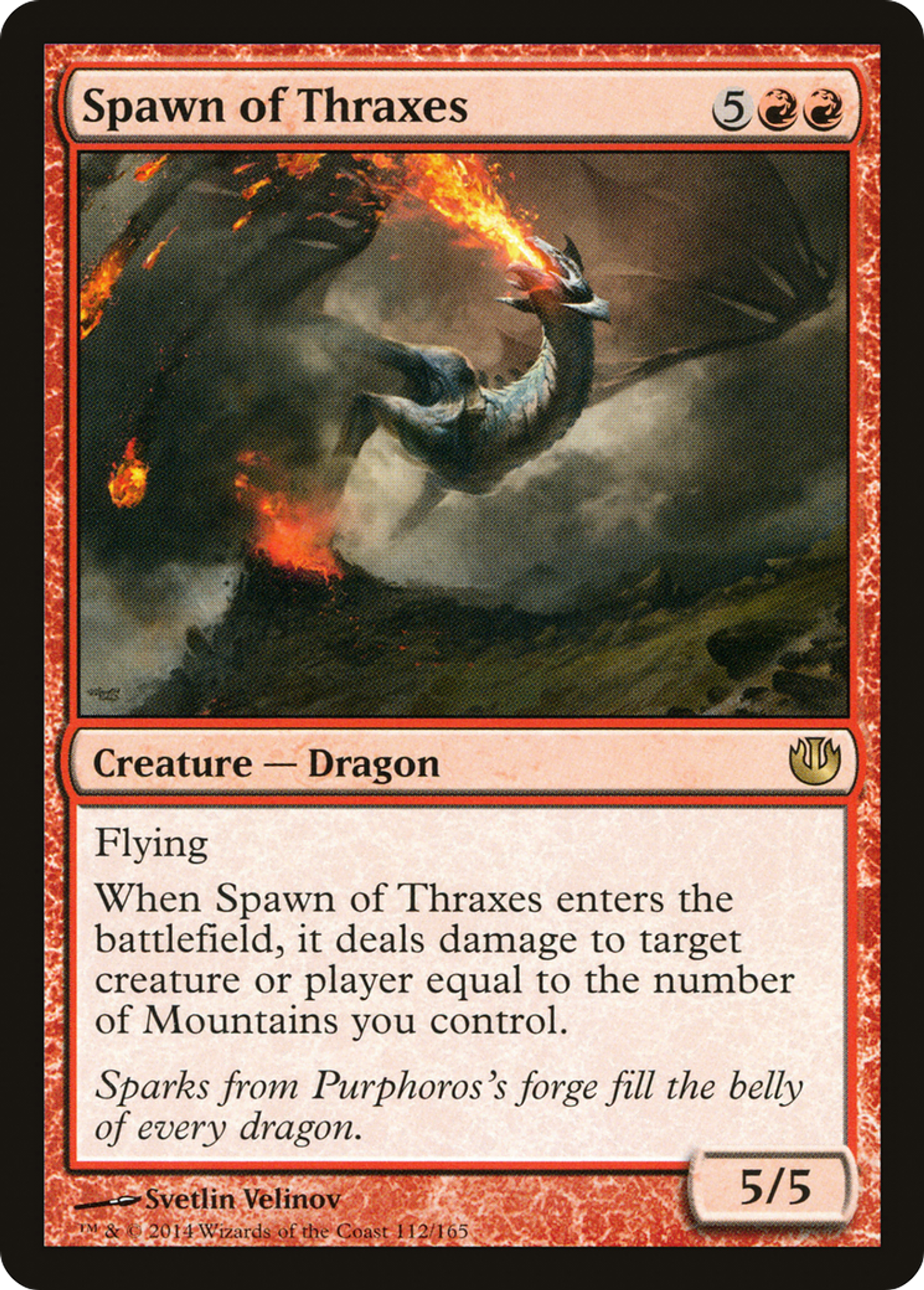 Spawn of Thraxes — Journey into Nyx — Magic: The Gathering
