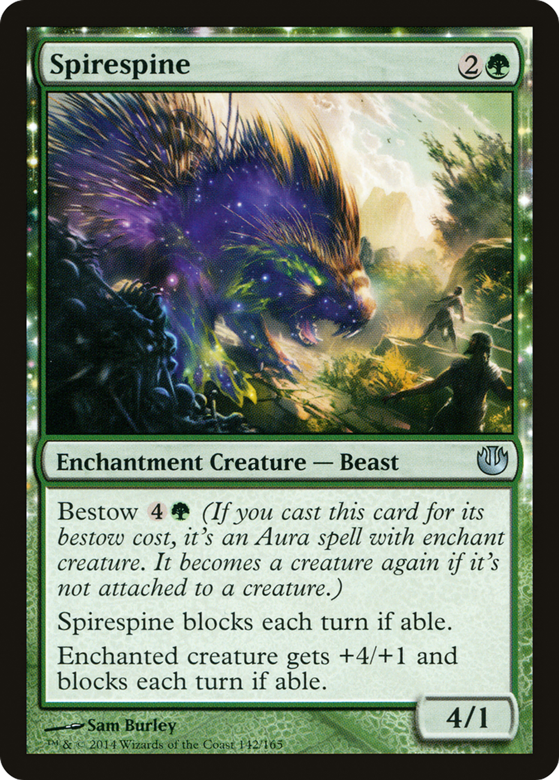 Spirespine — Journey into Nyx — Magic: The Gathering