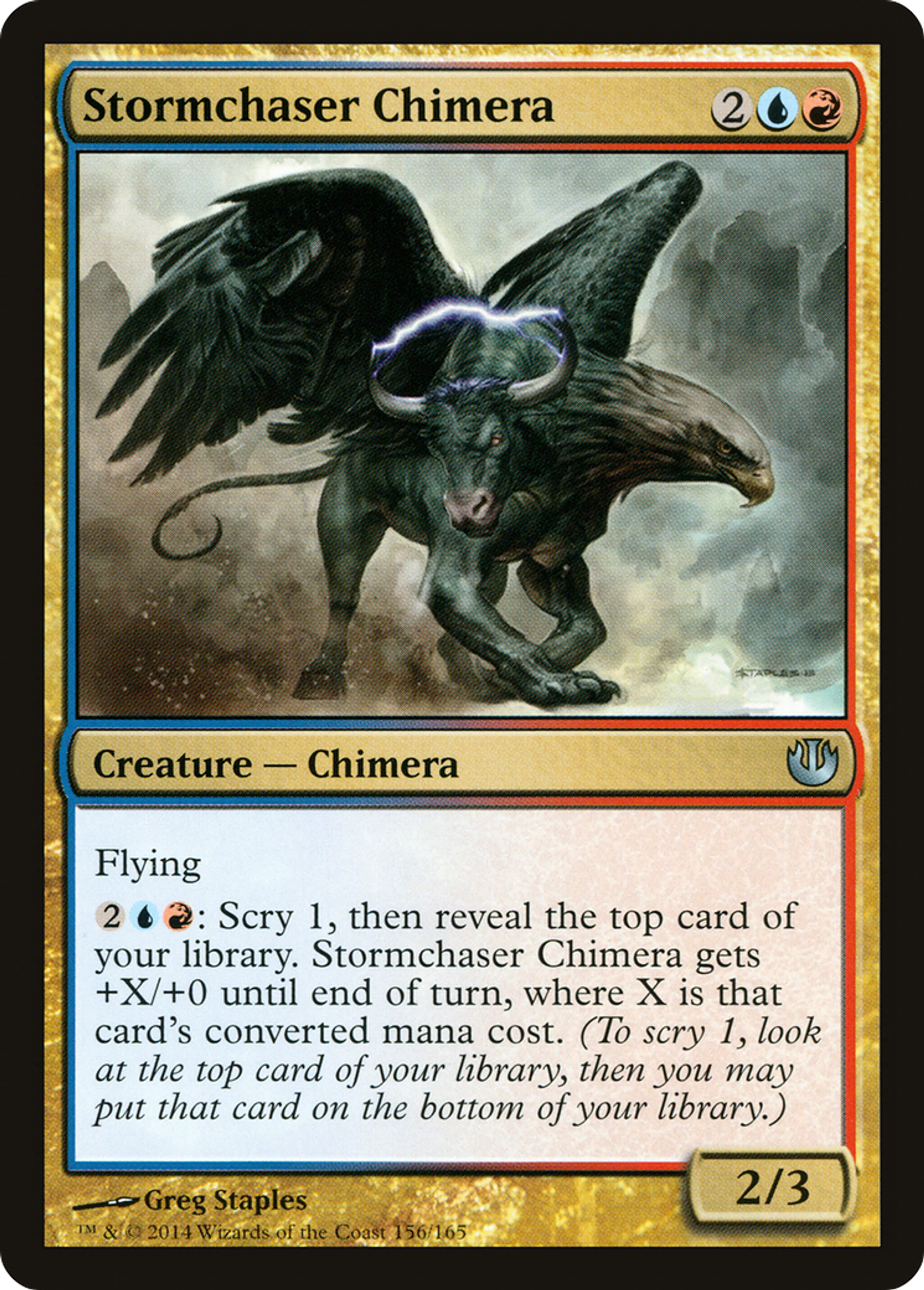 Stormchaser Chimera — Journey into Nyx — Magic: The Gathering