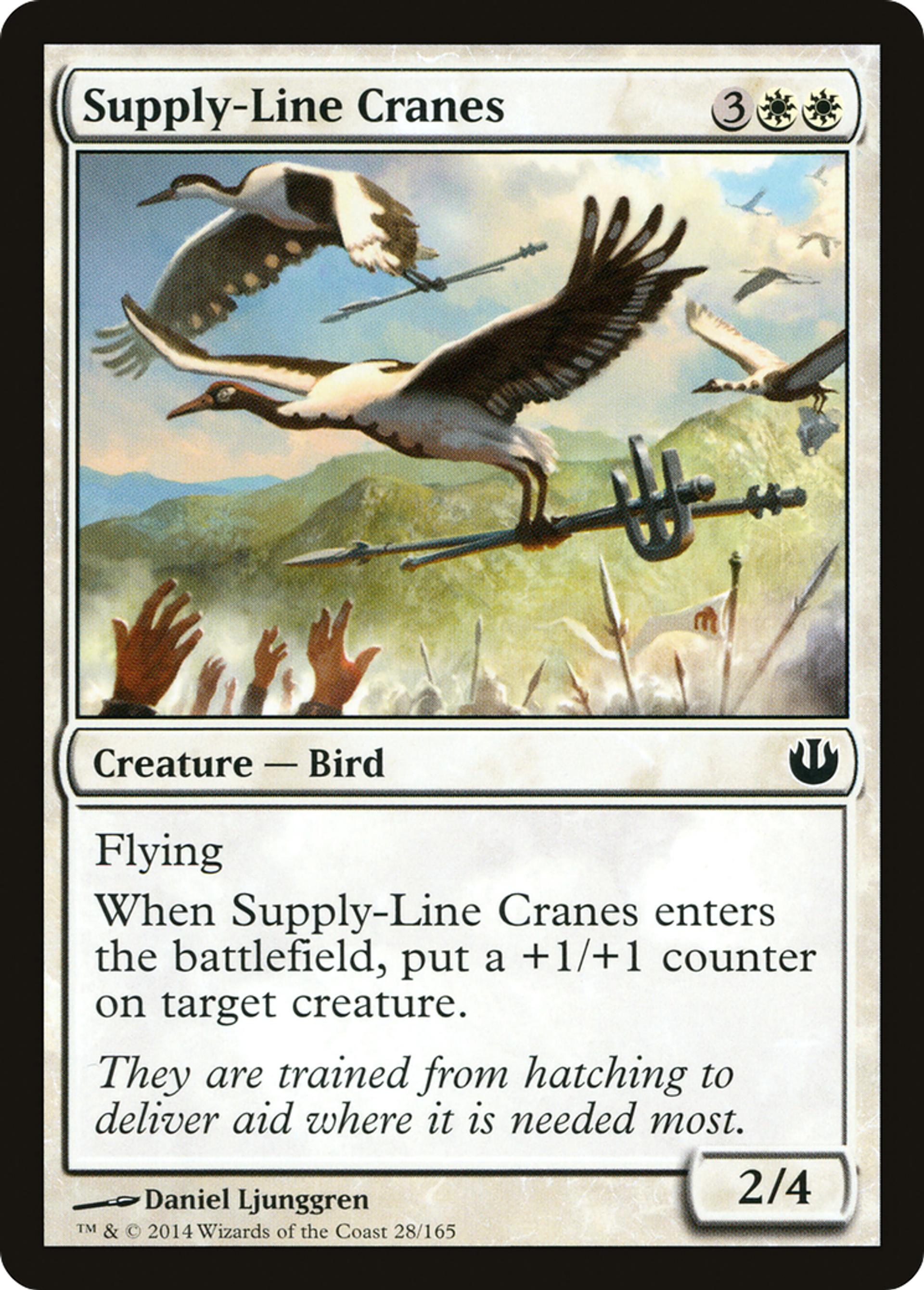 Supply-Line Cranes — Journey into Nyx — Magic: The Gathering