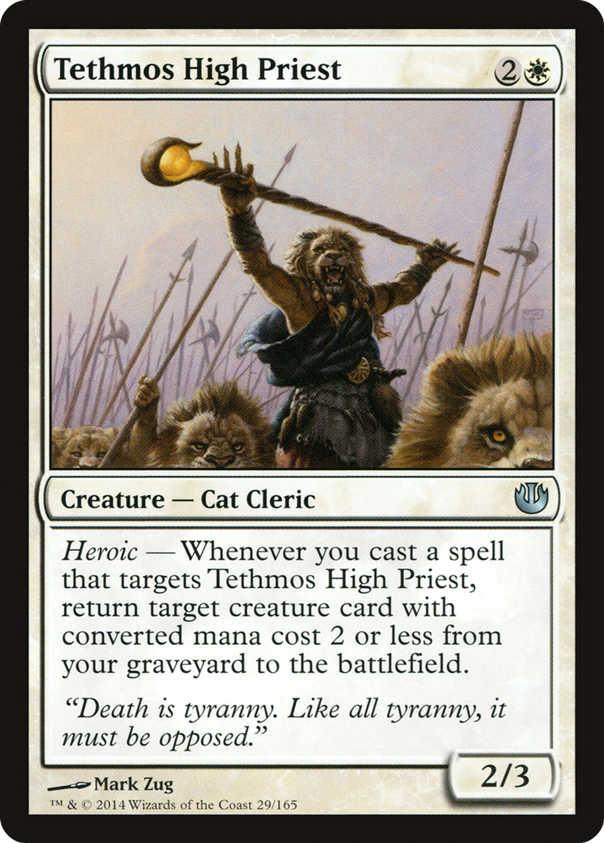 Tethmos High Priest — Journey into Nyx — Magic: The Gathering