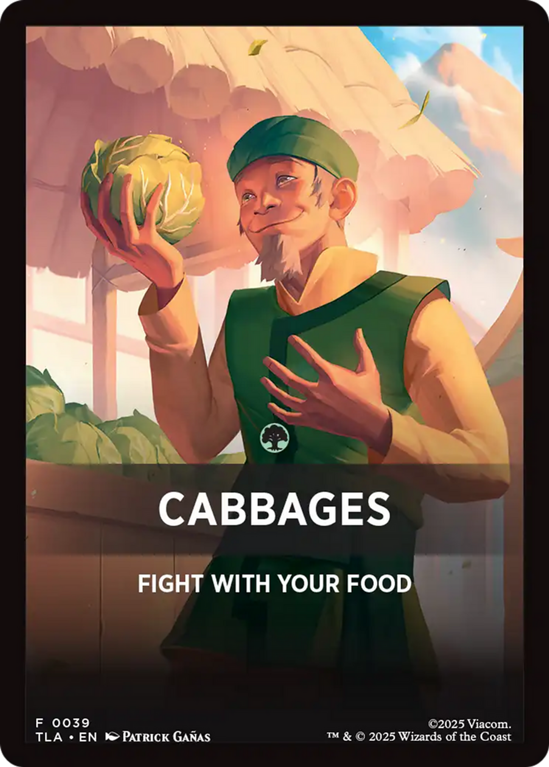 Cabbages — Avatar: The Last Airbender Jumpstart Front Cards — Magic: The Gathering