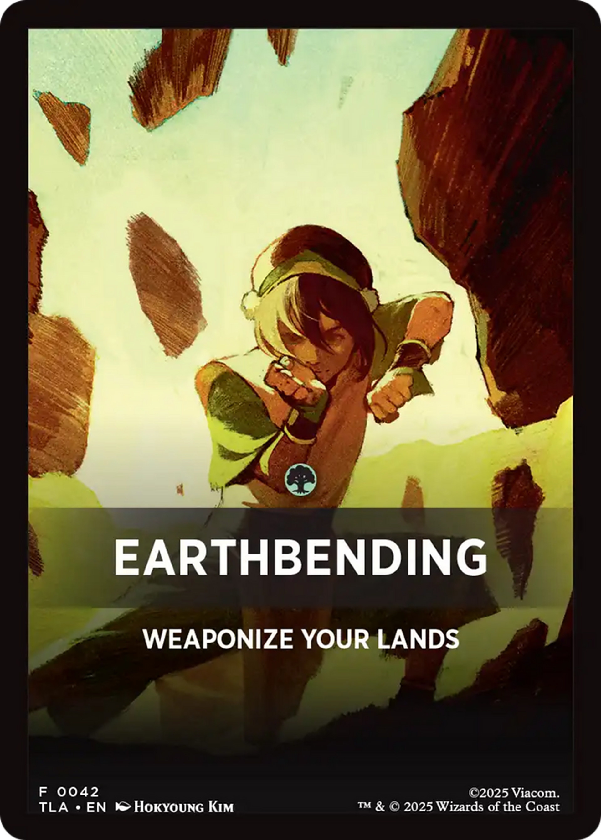 Earthbending — Avatar: The Last Airbender Jumpstart Front Cards — Magic: The Gathering