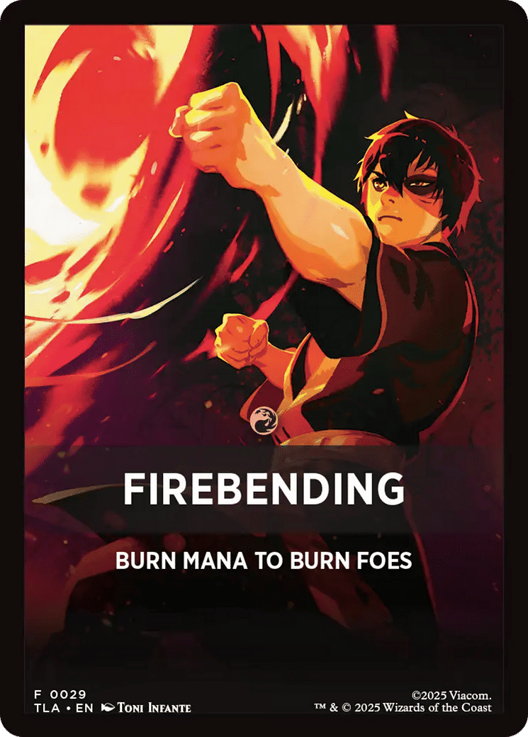 Firebending — Avatar: The Last Airbender Jumpstart Front Cards — Magic: The Gathering