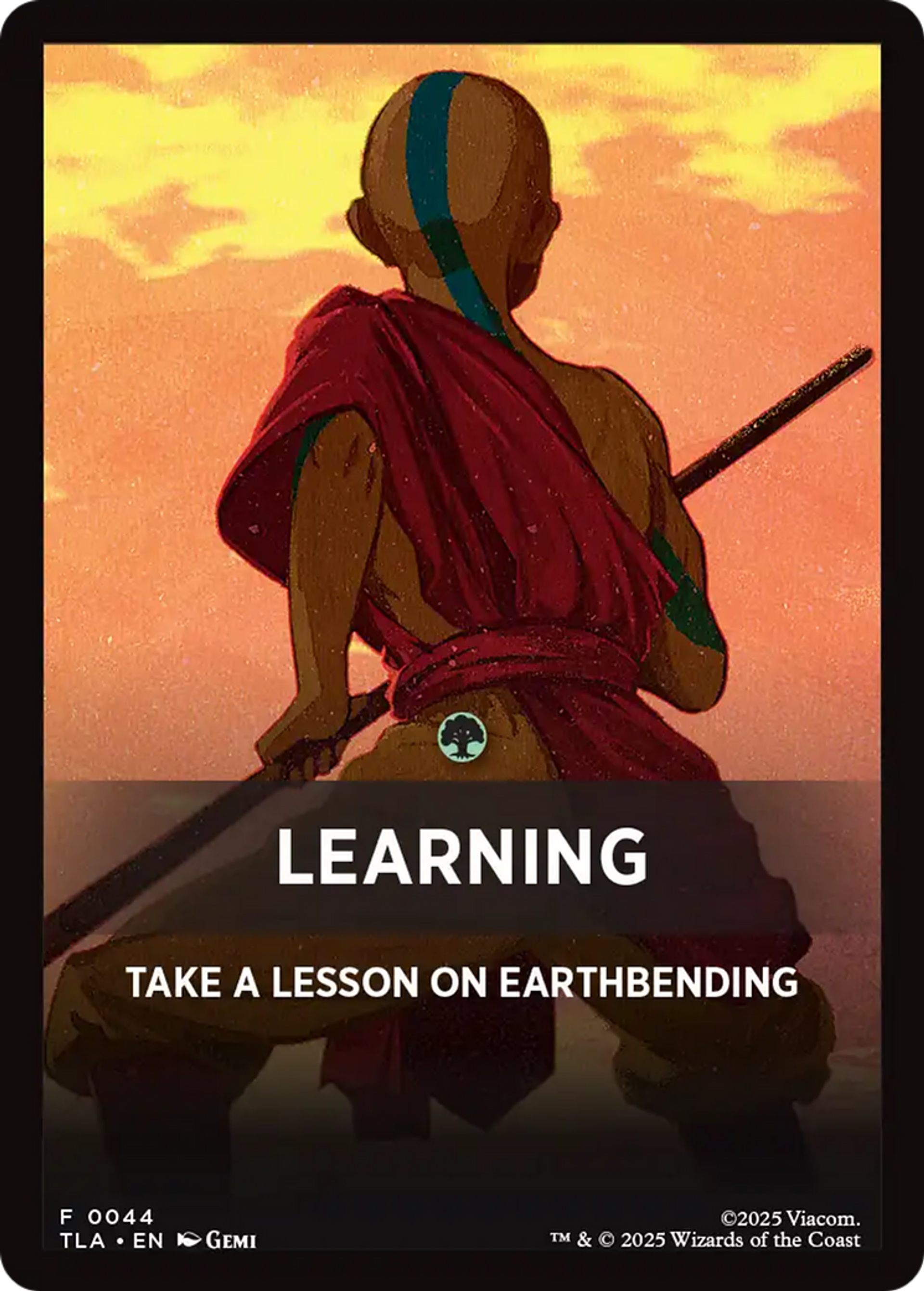 Learning — Avatar: The Last Airbender Jumpstart Front Cards — Magic: The Gathering