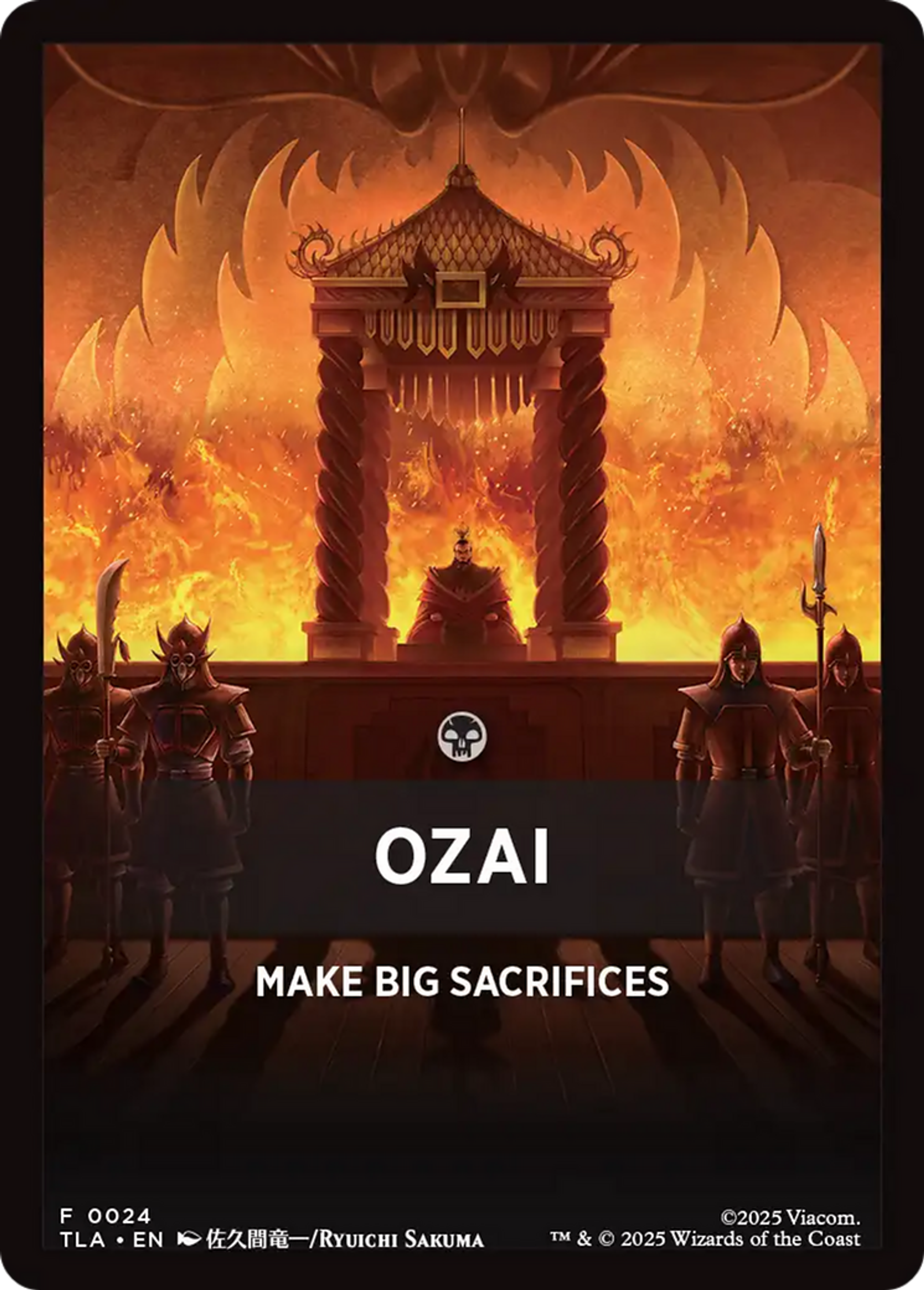 Ozai — Avatar: The Last Airbender Jumpstart Front Cards — Magic: The Gathering