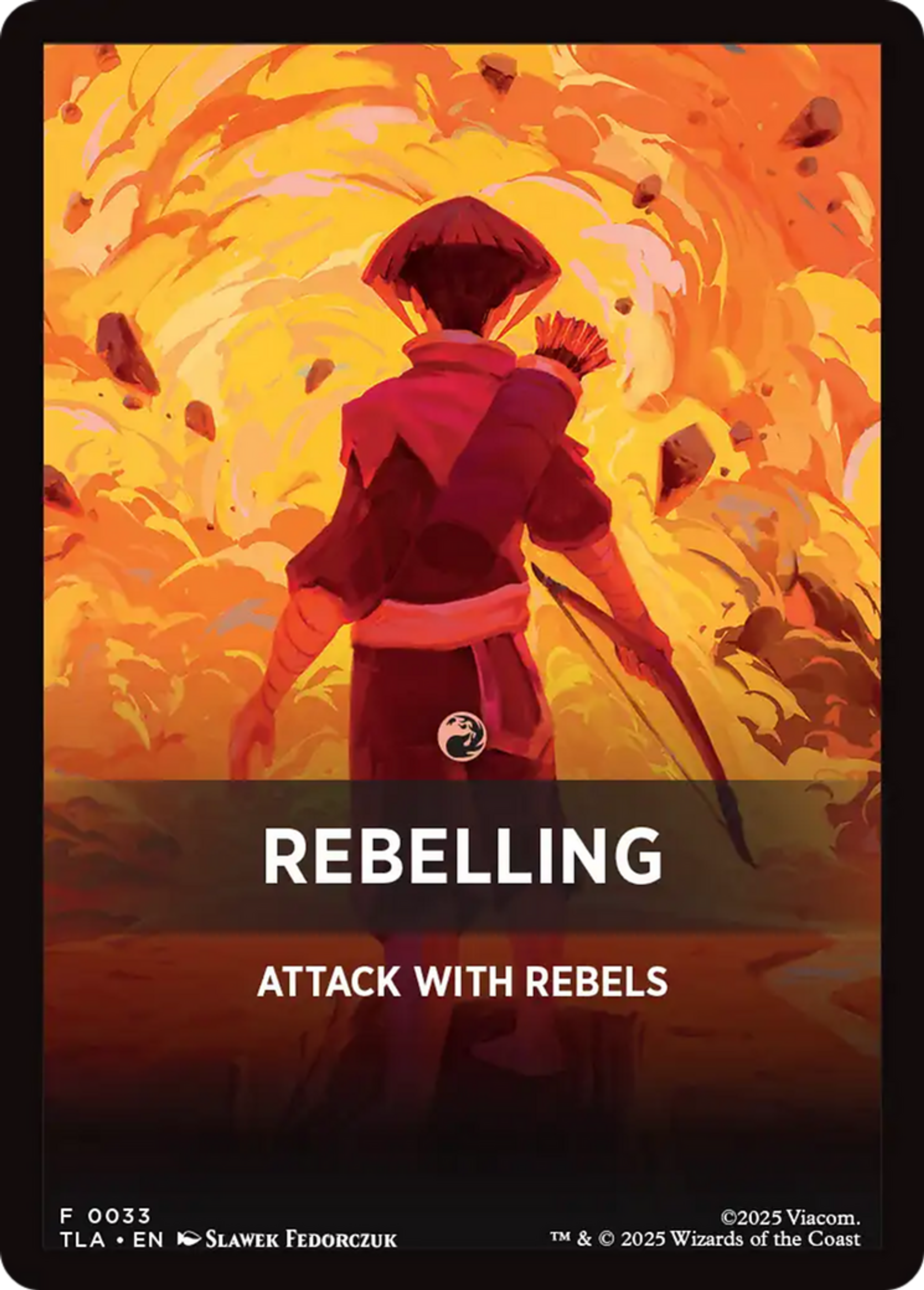 Rebelling — Avatar: The Last Airbender Jumpstart Front Cards — Magic: The Gathering