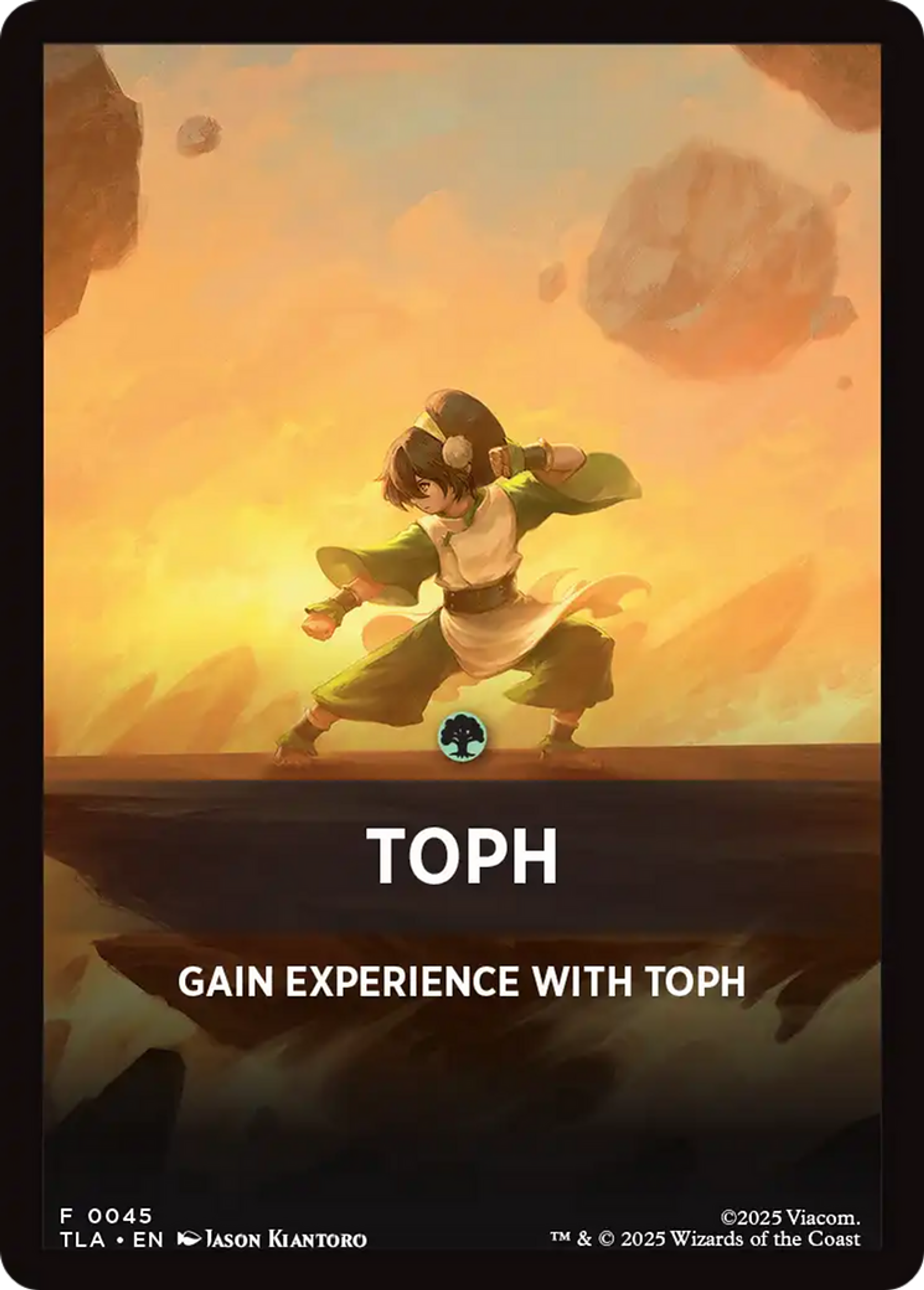 Toph — Avatar: The Last Airbender Jumpstart Front Cards — Magic: The Gathering