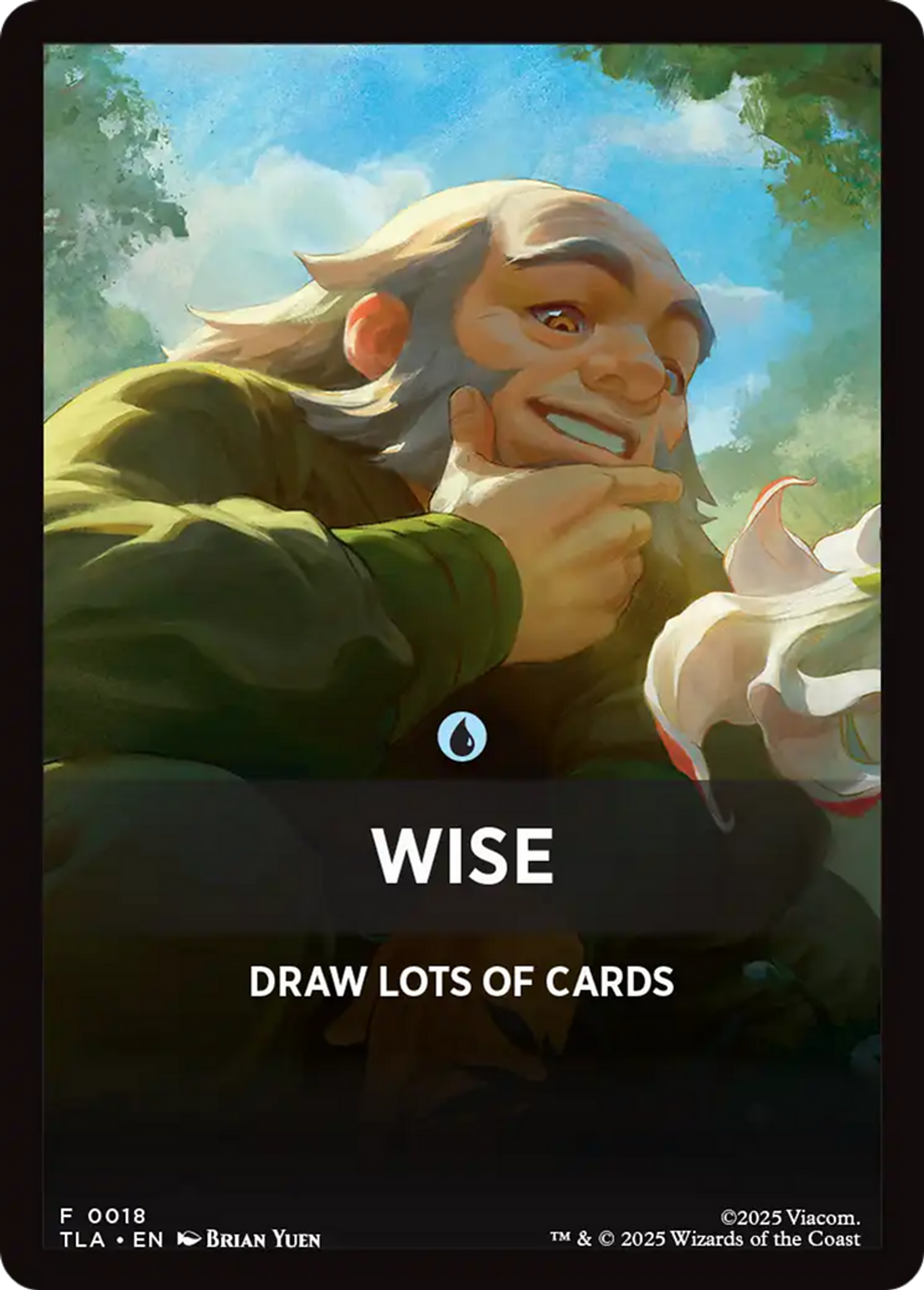 Wise — Avatar: The Last Airbender Jumpstart Front Cards — Magic: The Gathering