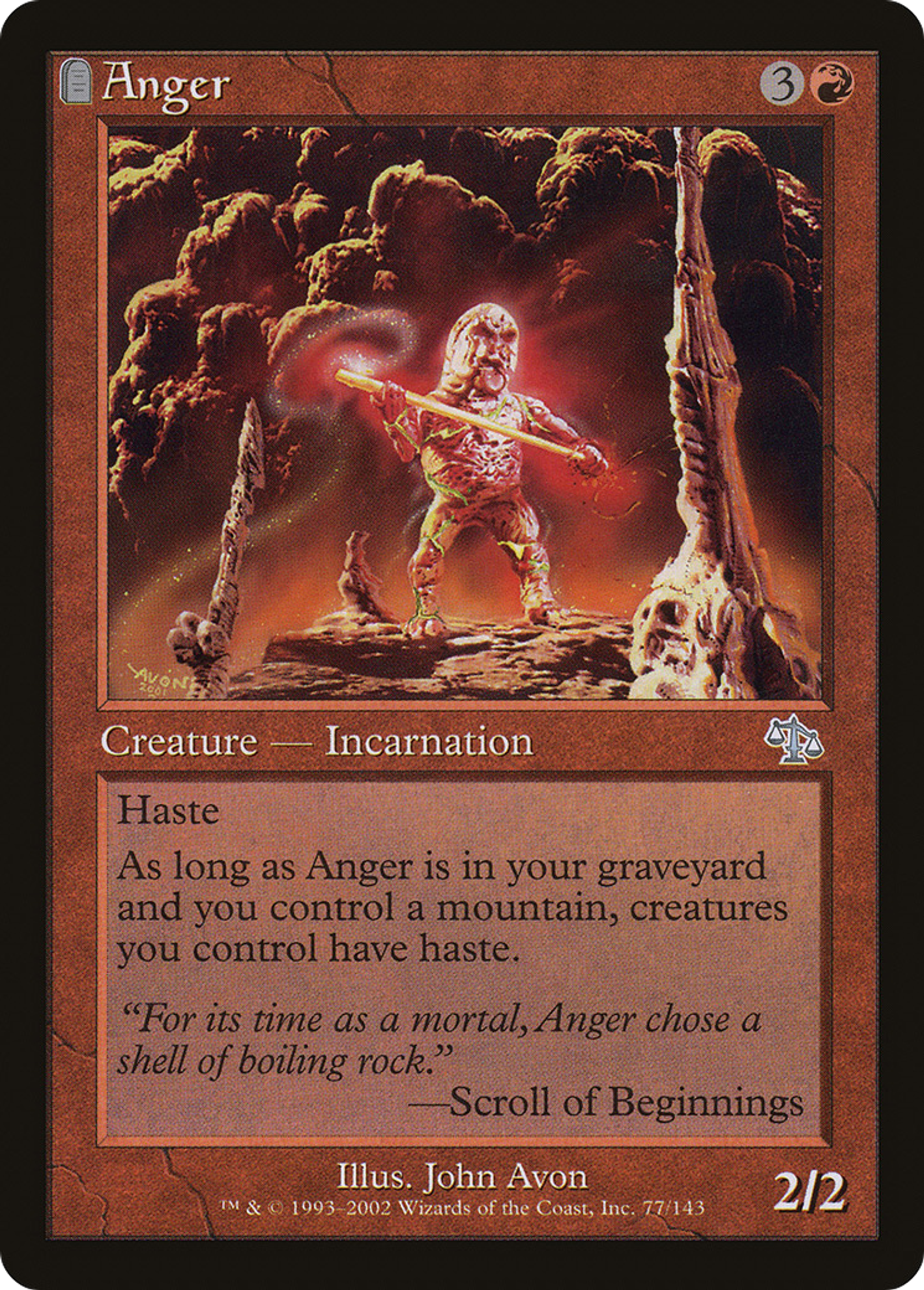 Anger — Judgment — Magic: The Gathering