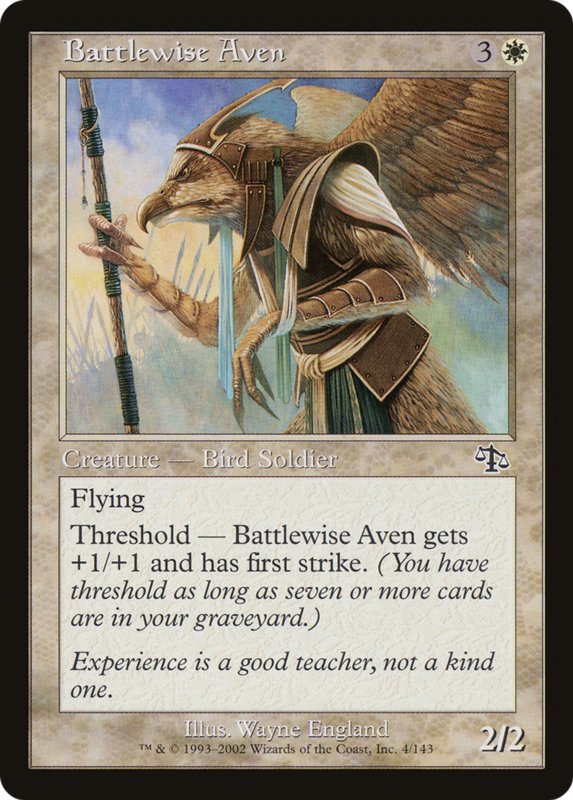 Avemain sage de guerre — Judgment — Magic: The Gathering